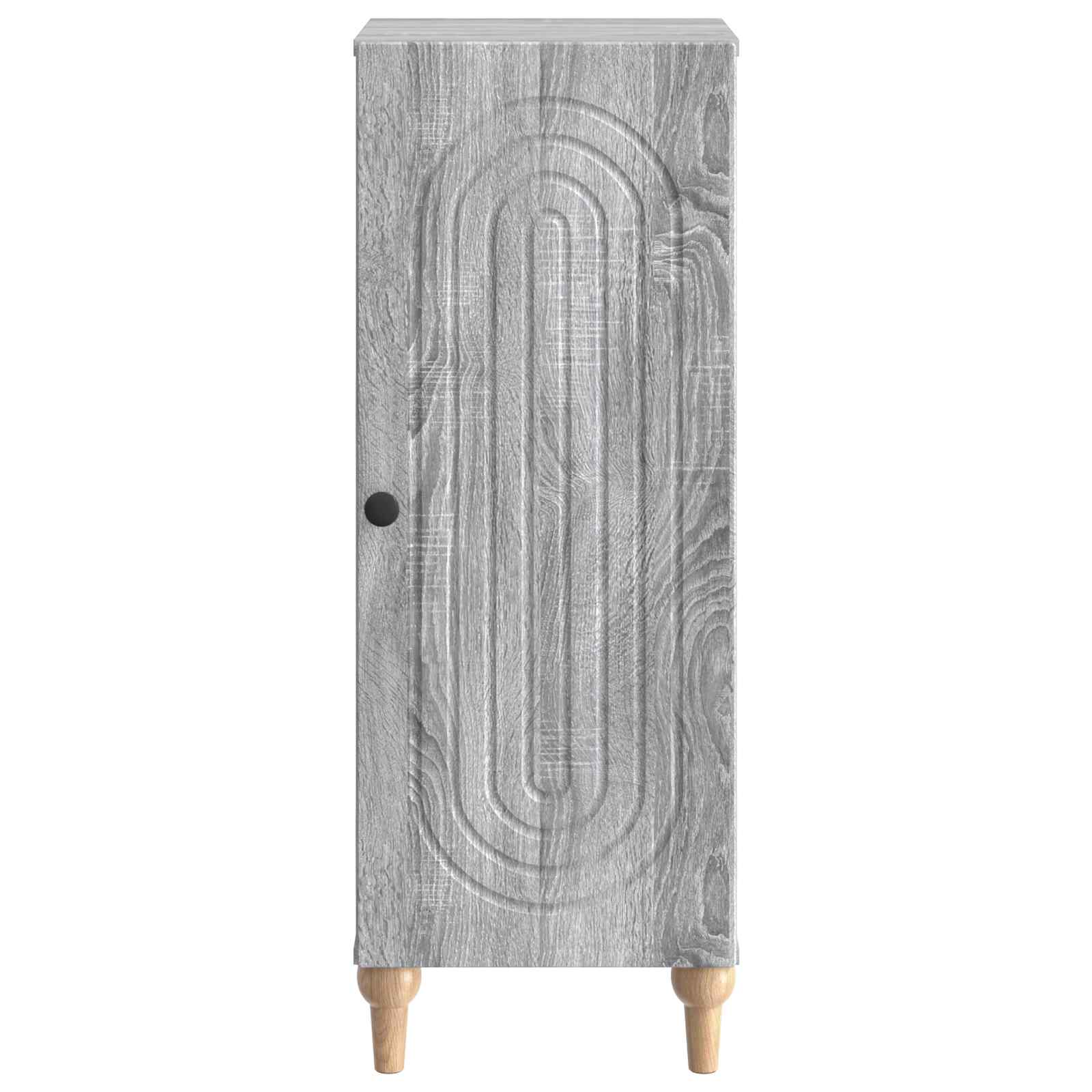 Buffet Sonoma gris 33 x 34,5 x 90 cm Bois d'ingénierie - XIOS