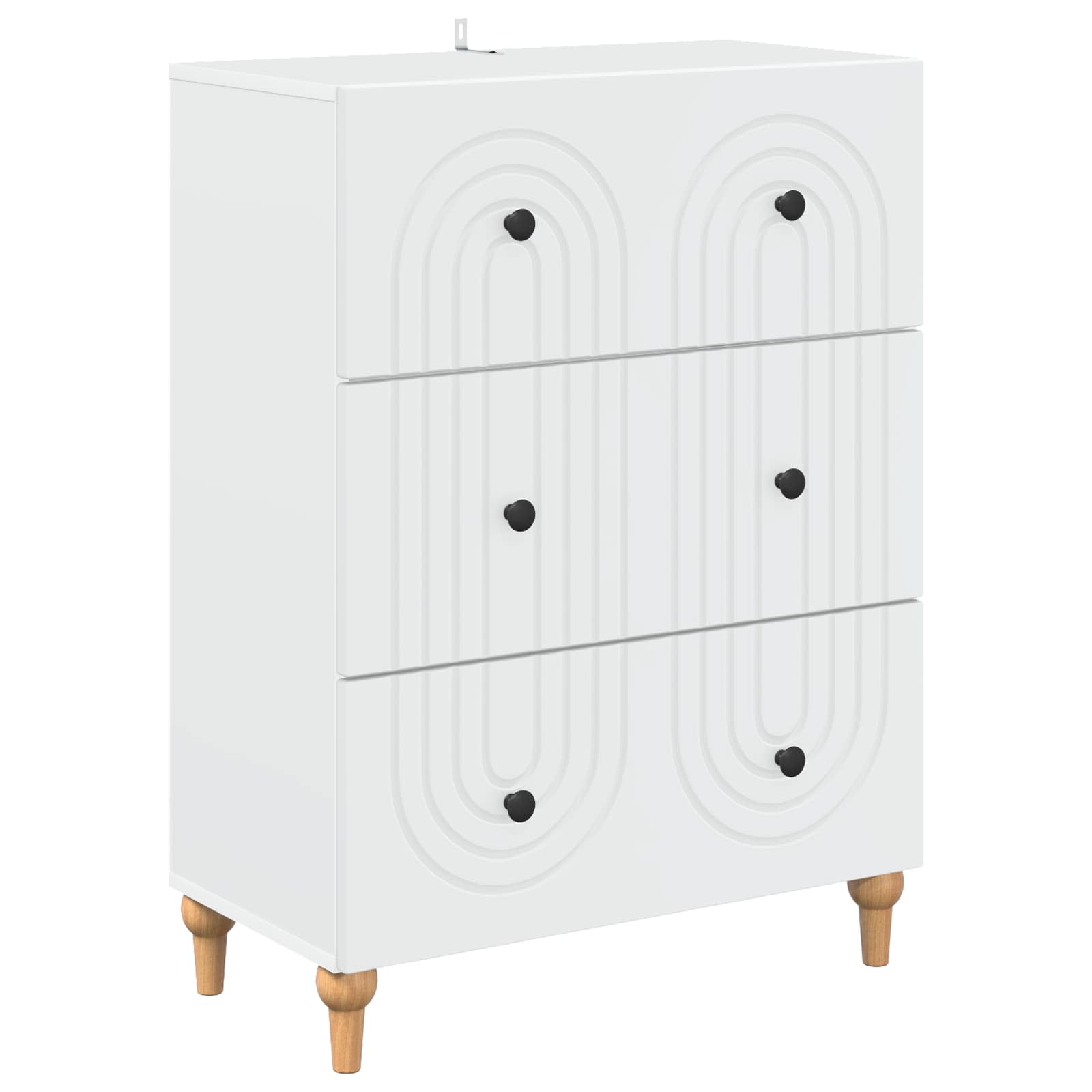 Armoire à tiroirs Blanc 66 x 34,5 x 90 cm Bois d'ingénierie - XIOS