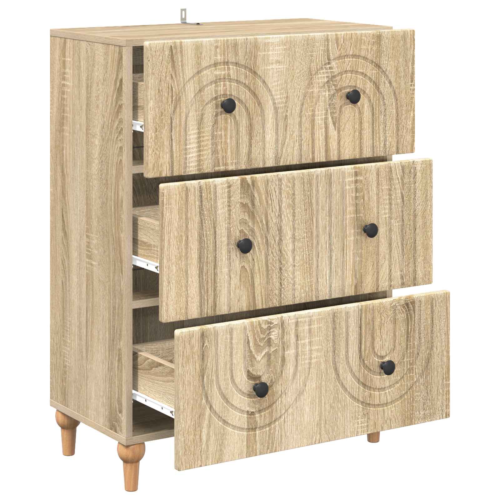 Armoire à tiroirs Chêne Sonoma 66 x 34,5 x 90 cm - XIOS