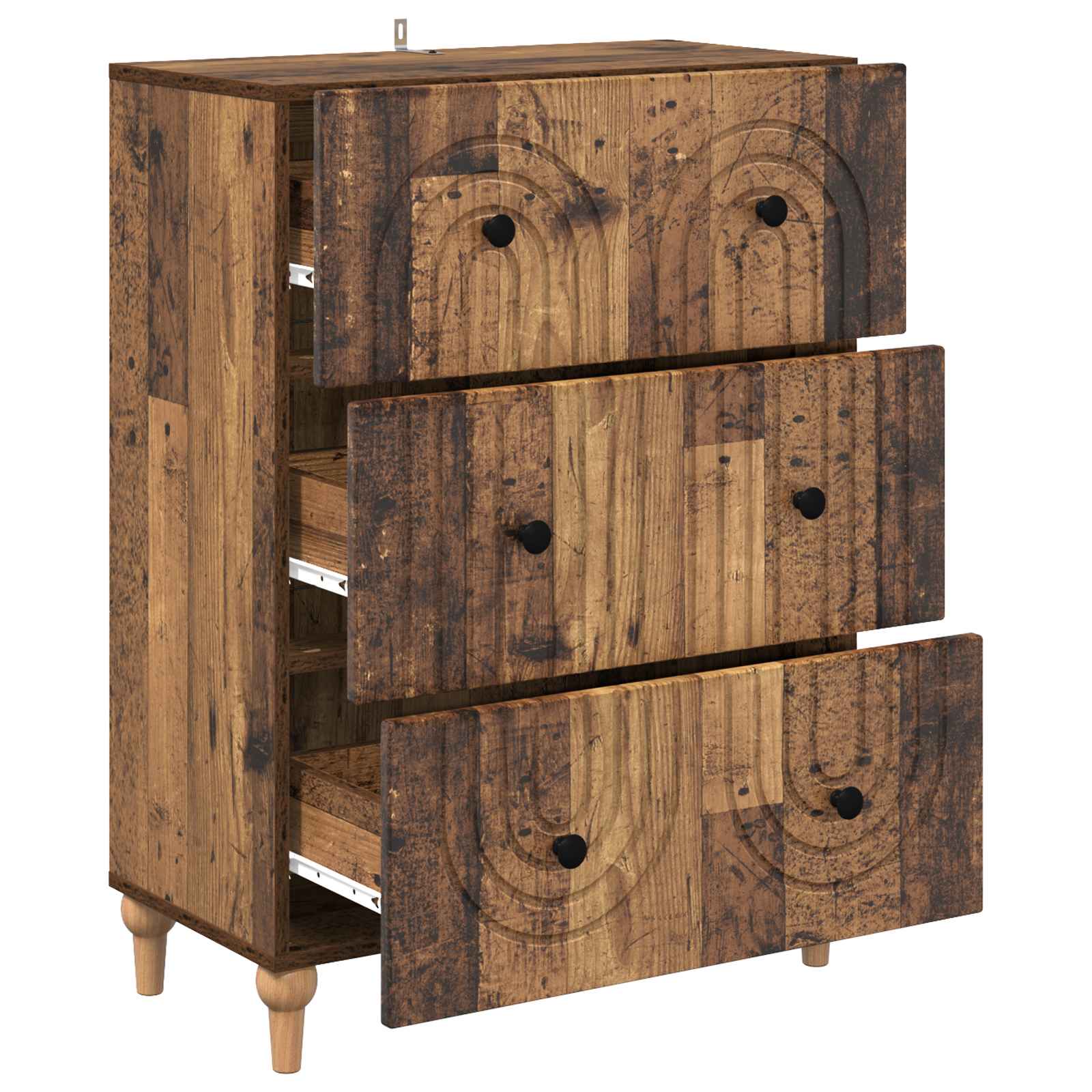 Armoire à tiroirs Bois ancien 66 x 34,5 x 90 cm - XIOS