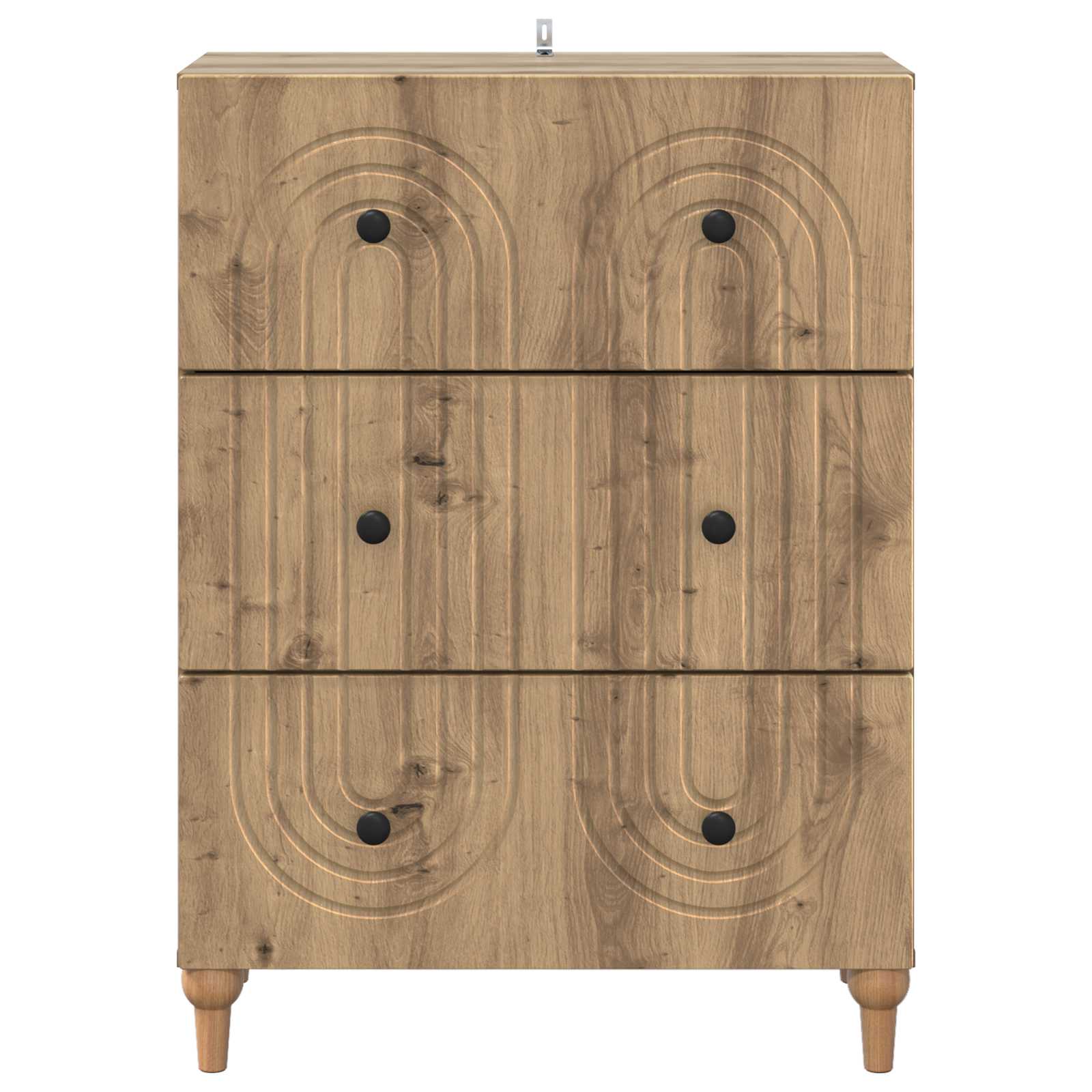 Armoire à tiroirs Chêne artisanal 66 x 34,5 x 90 cm - XIOS
