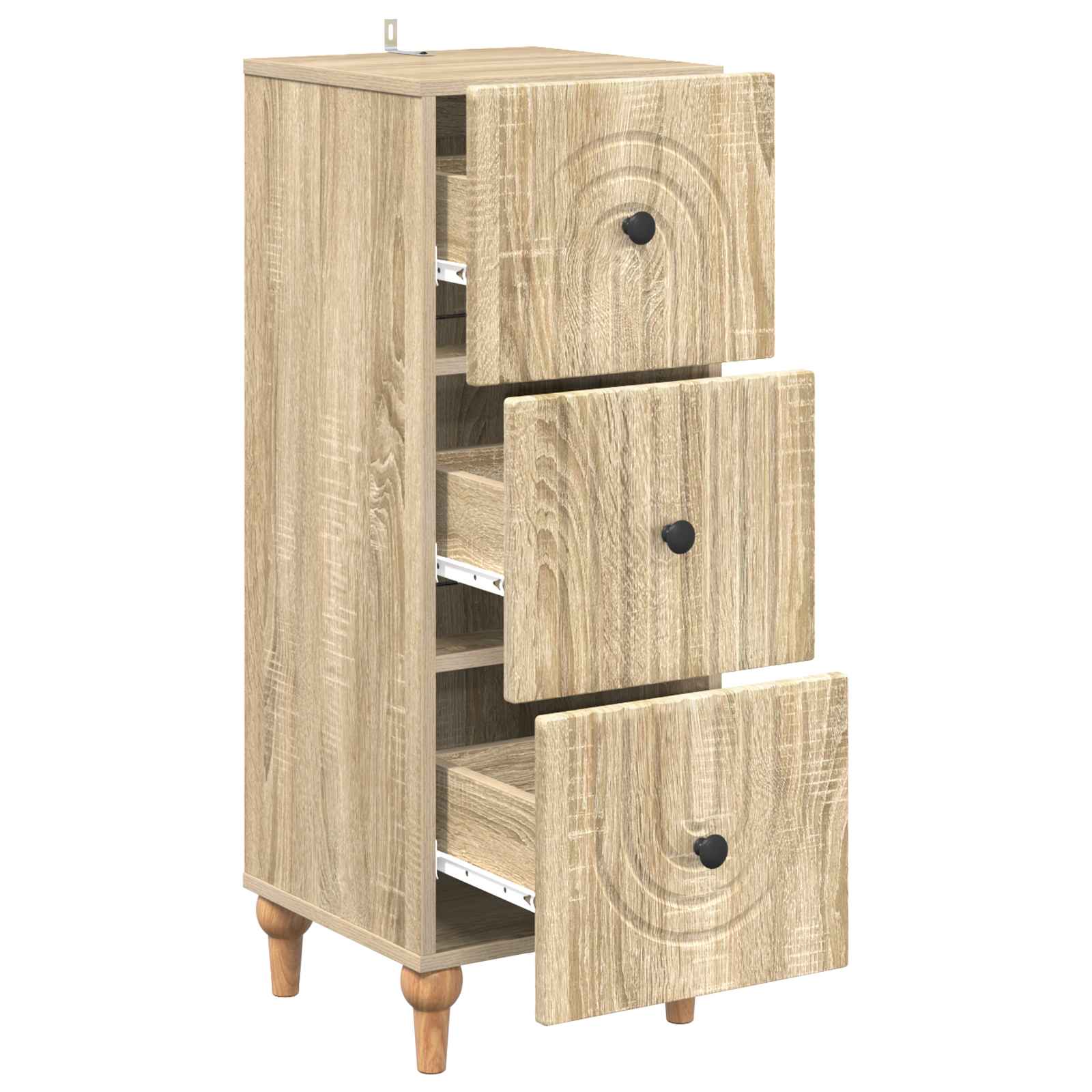 Armoire à tiroirs Chêne Sonoma 33 x 34,5 x 90 cm - XIOS