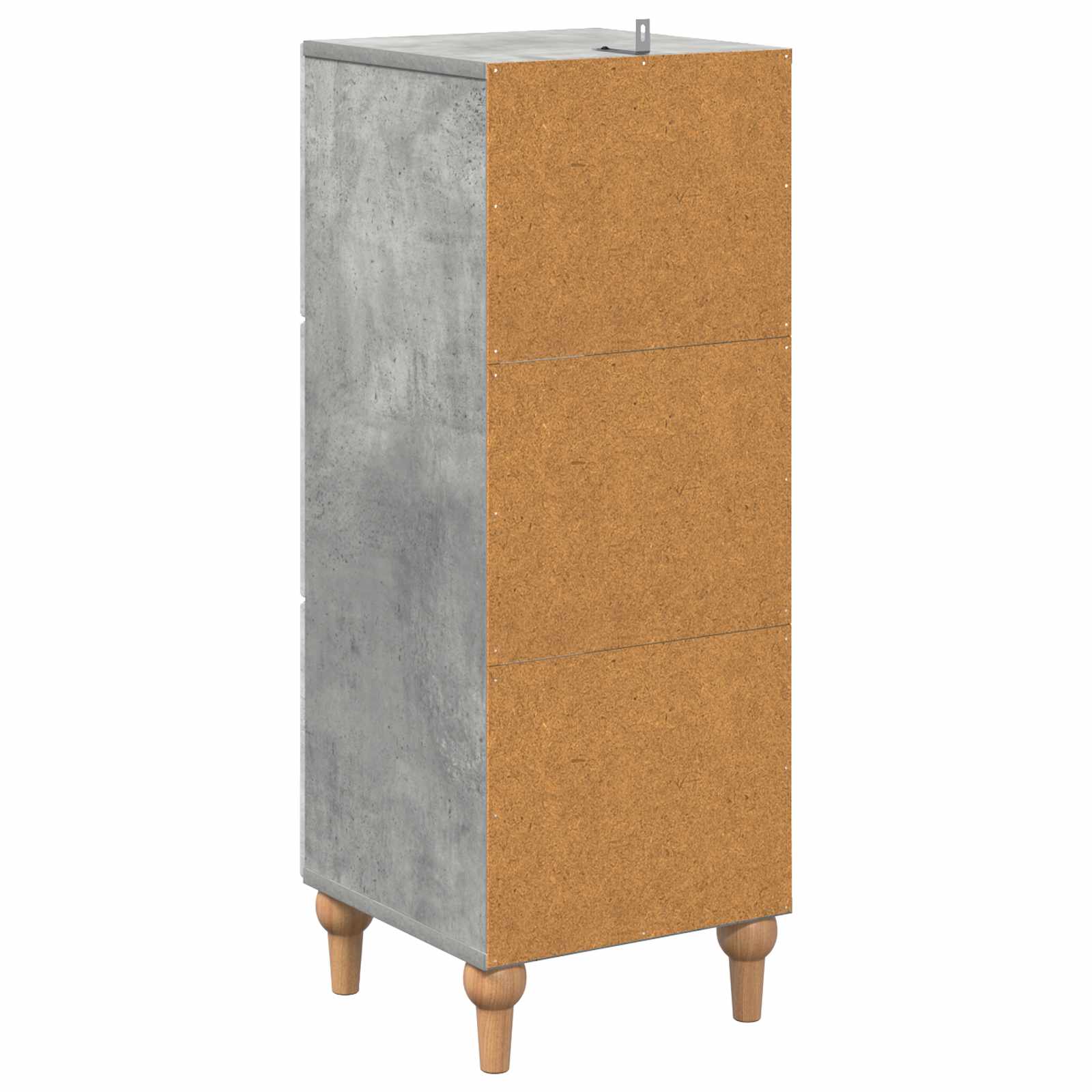 Armoire à tiroirs Gris béton 33 x 34,5 x 90 cm - XIOS