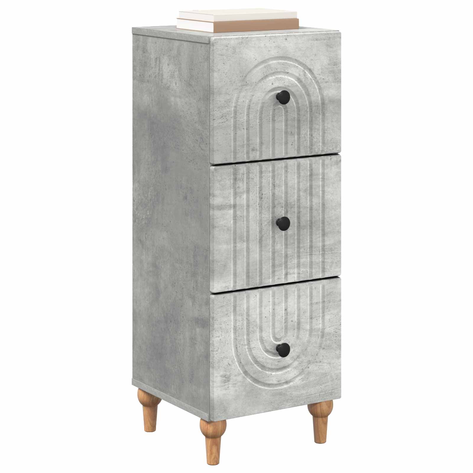 Armoire à tiroirs Gris béton 33 x 34,5 x 90 cm - XIOS