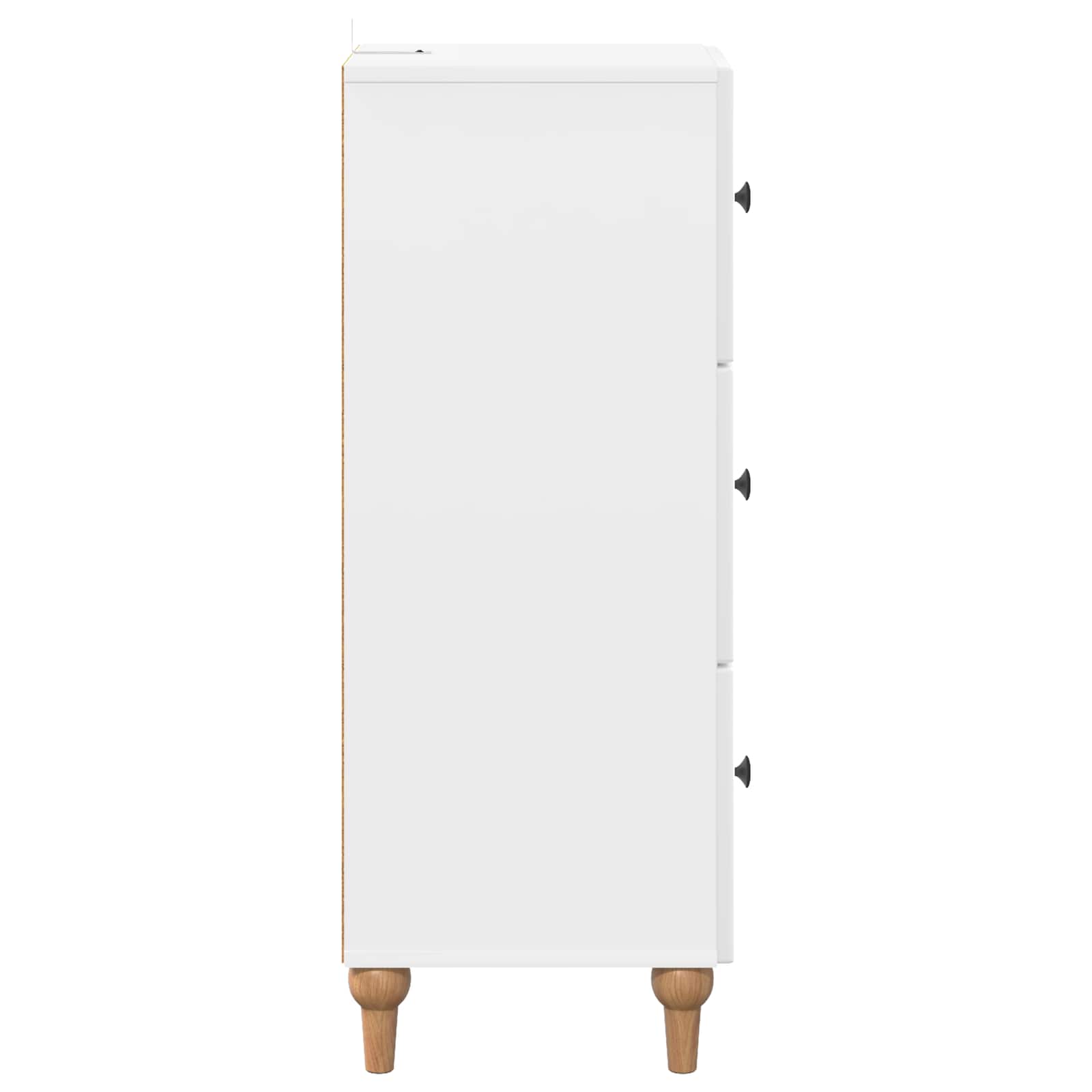 Armoire à tiroirs Blanc brillant 33 x 34,5 x 90 cm - XIOS