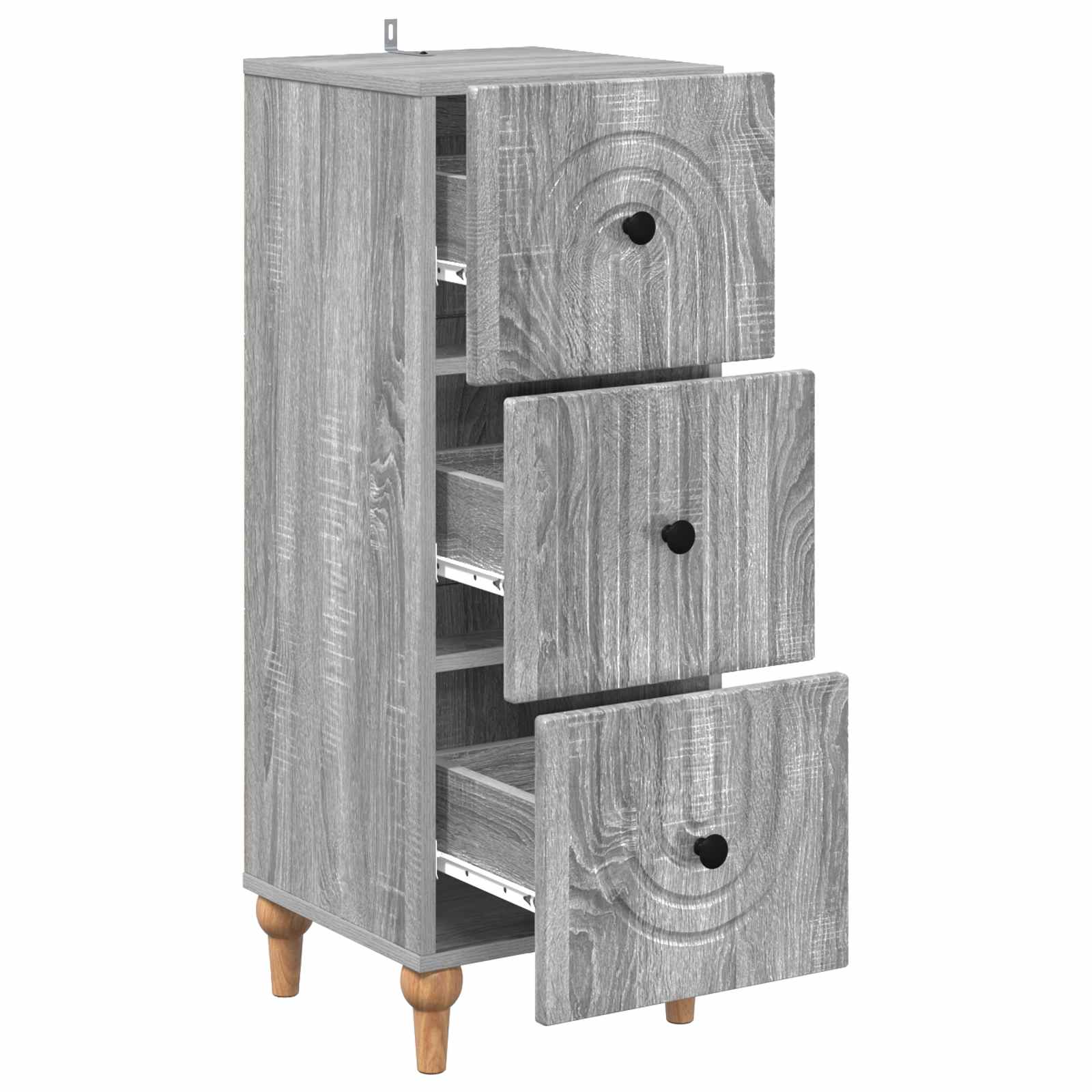 Armoire à tiroirs Sonoma gris 33 x 34,5 x 90 cm - XIOS