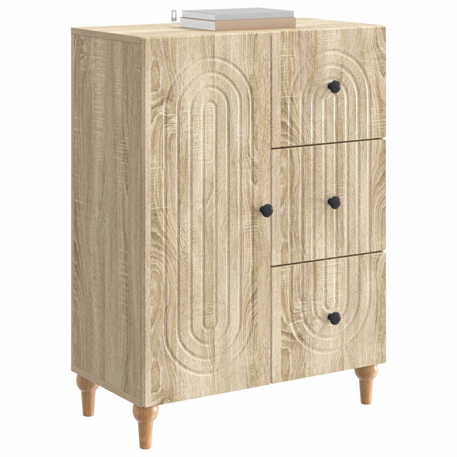 Buffet Chêne Sonoma 66 x 34,5 x 90 cm Bois d'ingénierie - XIOS