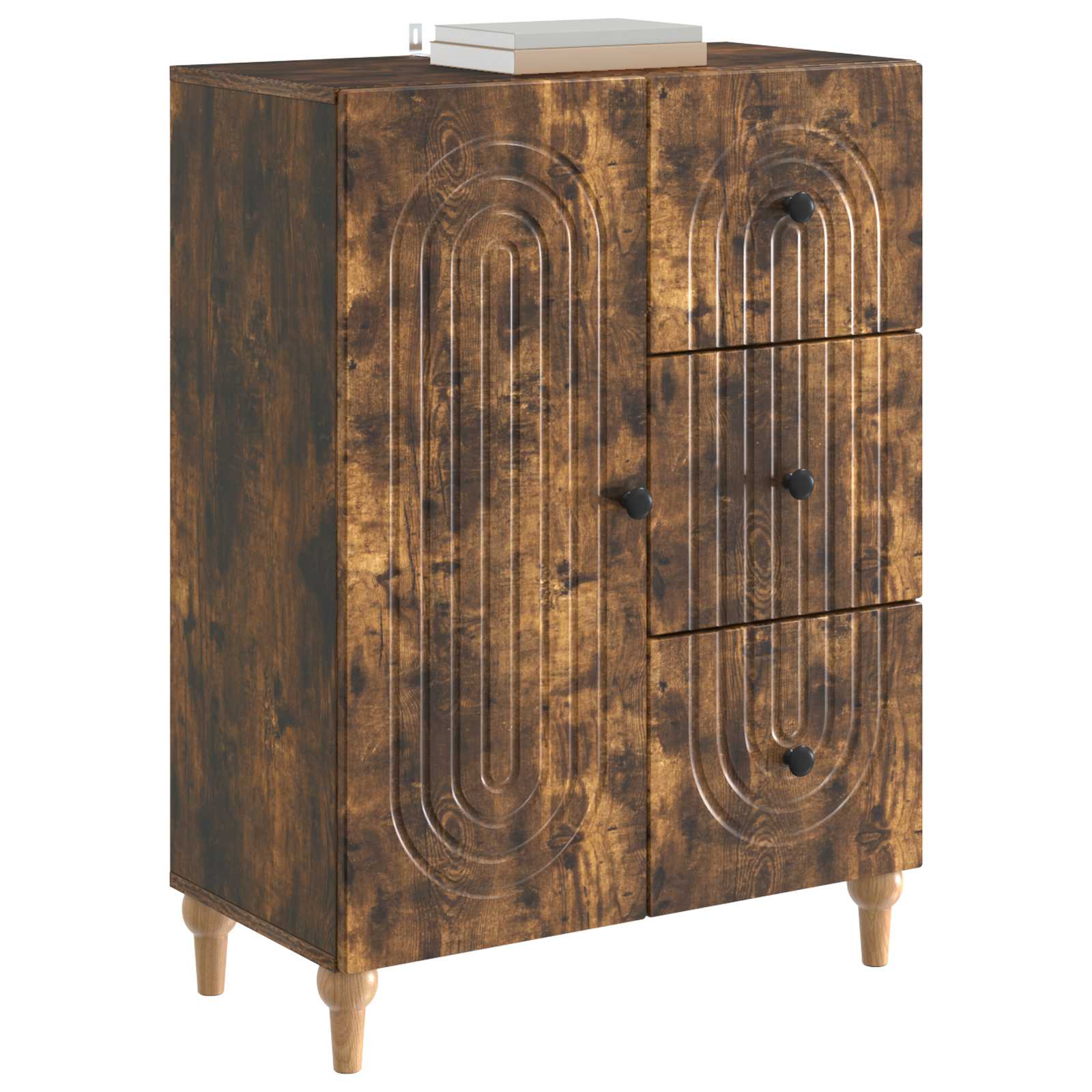Buffet Chêne fumé 66 x 34,5 x 90 cm Bois d'ingénierie - XIOS