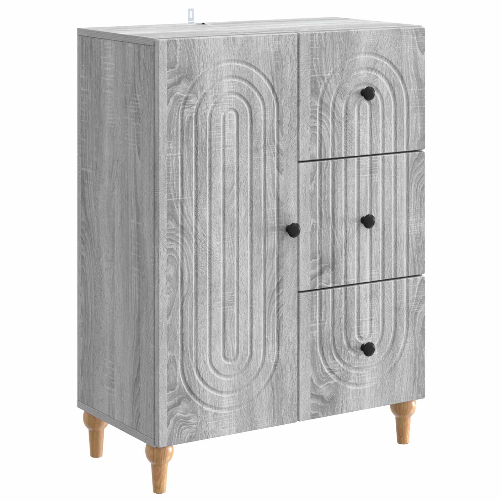Buffet Sonoma gris 66 x 34,5 x 90 cm Bois d'ingénierie - XIOS