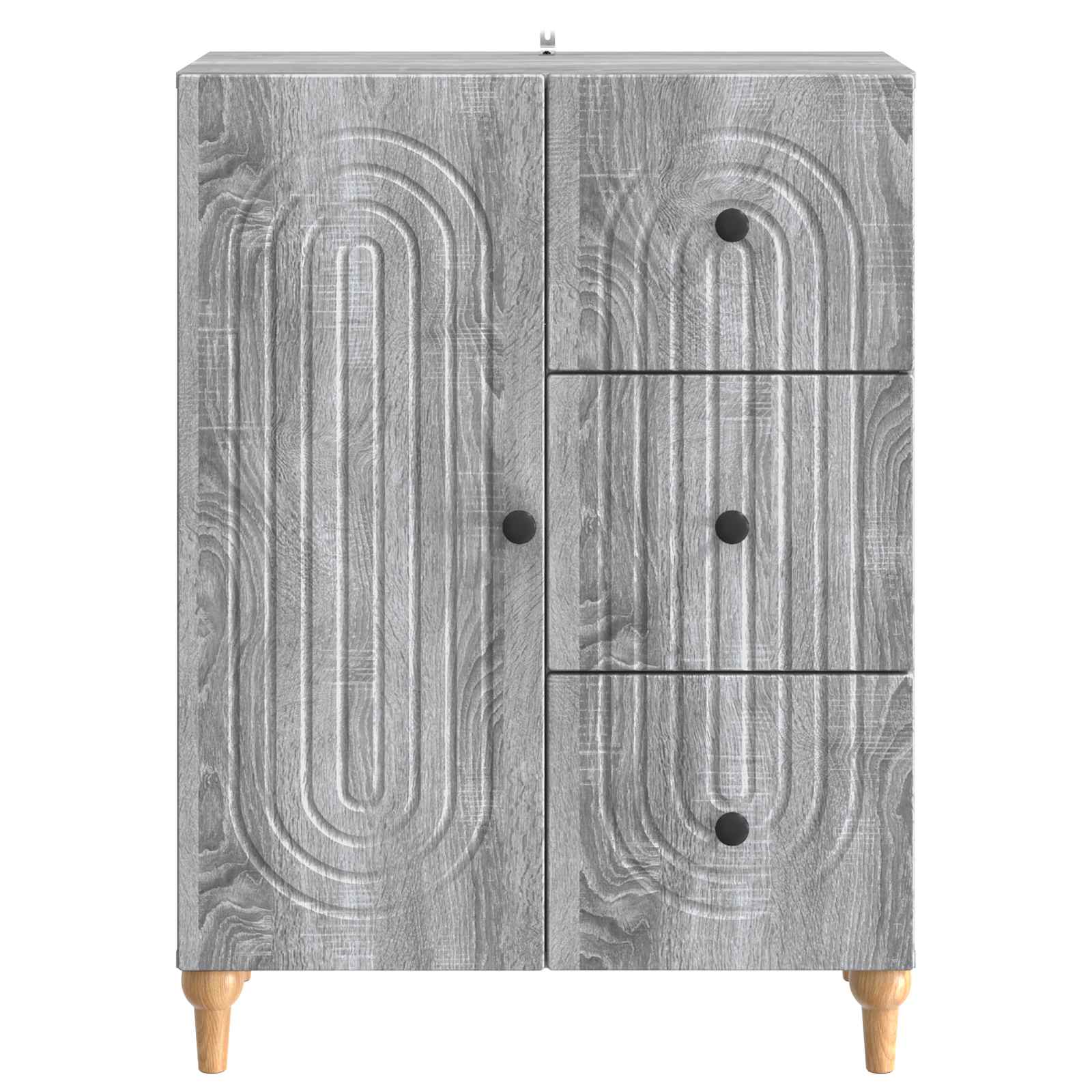 Buffet Sonoma gris 66 x 34,5 x 90 cm Bois d'ingénierie - XIOS