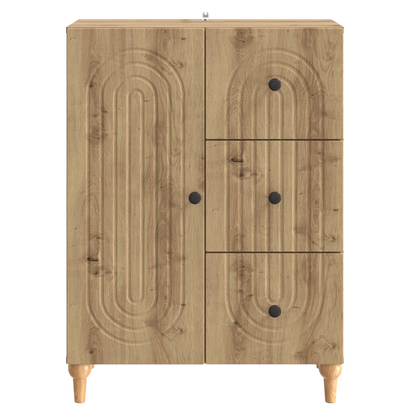 Buffet Chêne artisanal 66 x 34,5 x 90 cm Bois d'ingénierie - XIOS