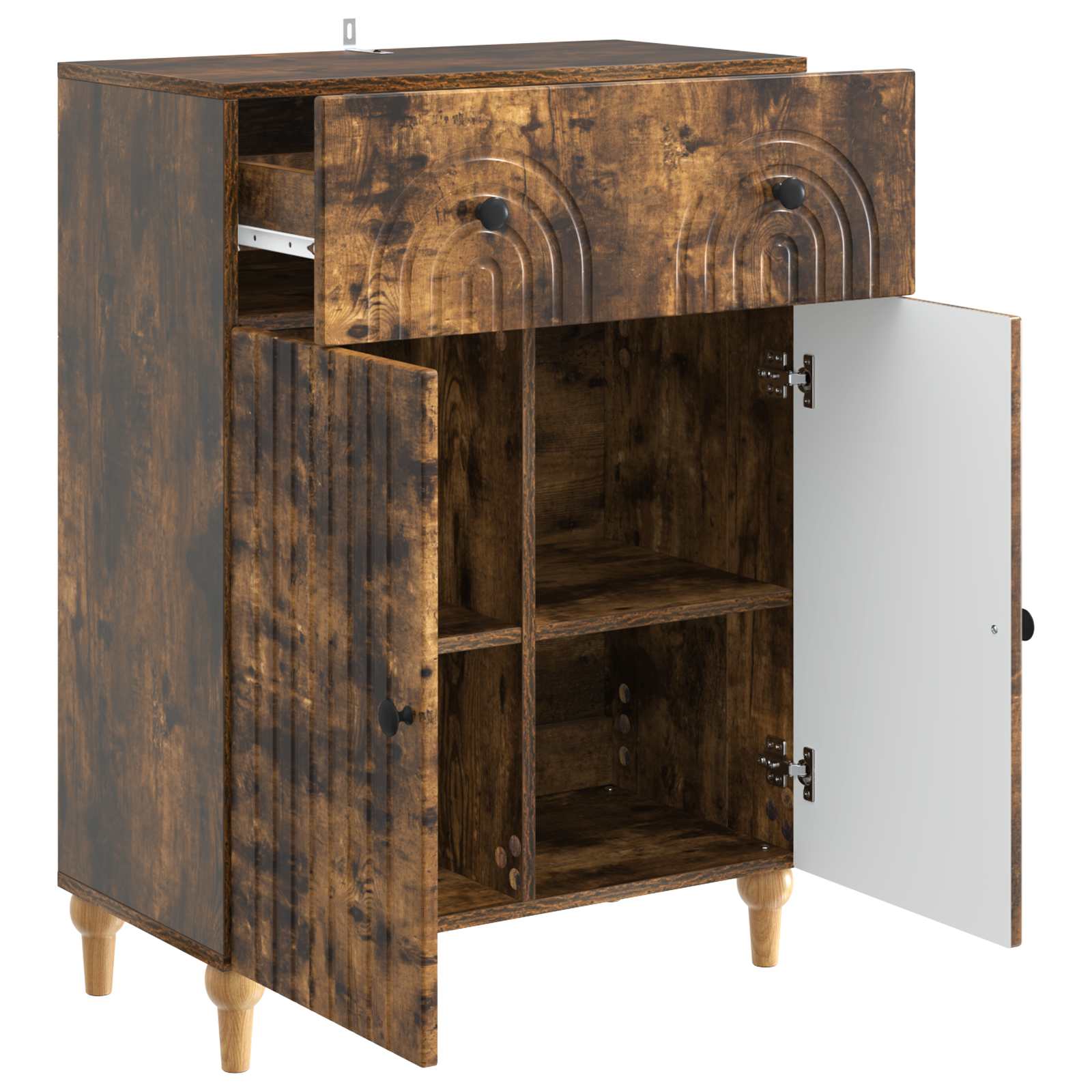 Buffet Chêne fumé 66 x 34,5 x 90 cm Bois d'ingénierie - XIOS