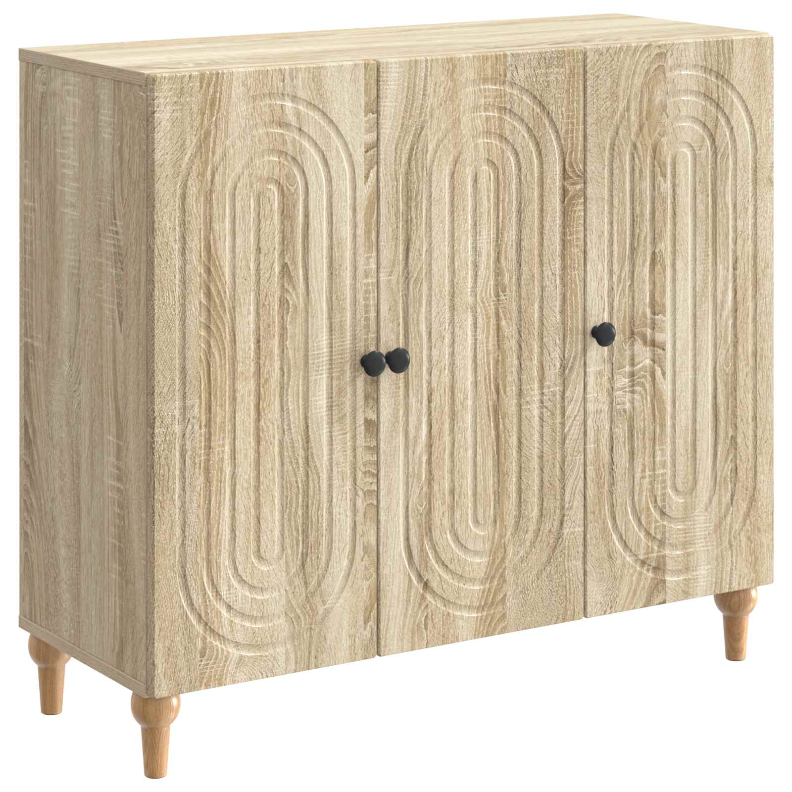 Buffet Chêne Sonoma 89 x 34,5 x 80 cm Bois d'ingénierie - XIOS