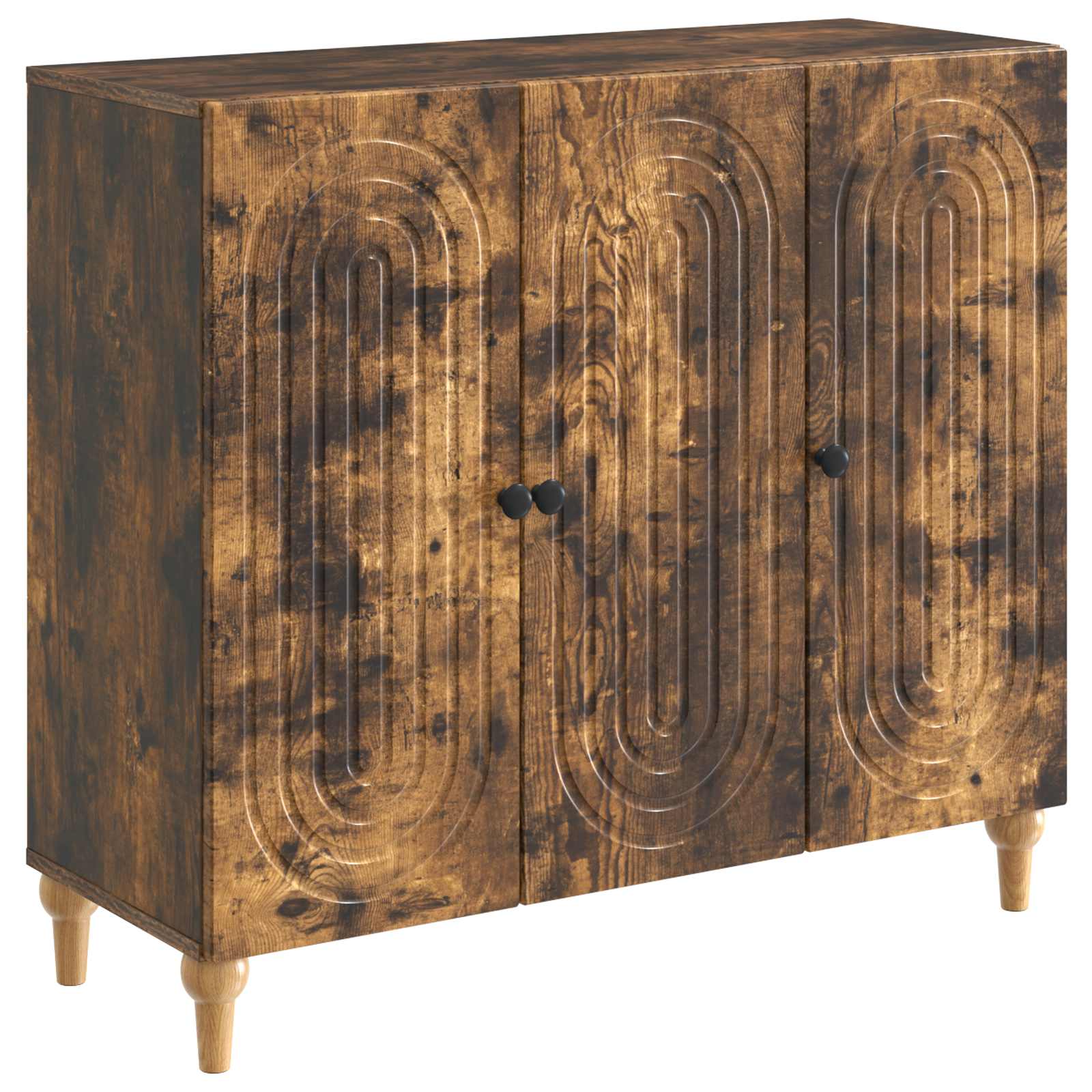 Buffet Chêne fumé 89 x 34,5 x 80 cm Bois d'ingénierie - XIOS
