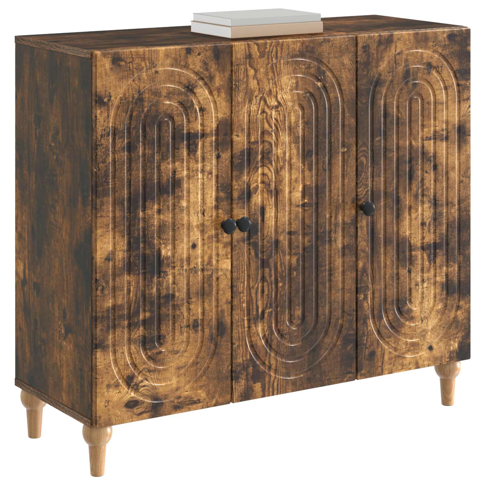 Buffet Chêne fumé 89 x 34,5 x 80 cm Bois d'ingénierie - XIOS