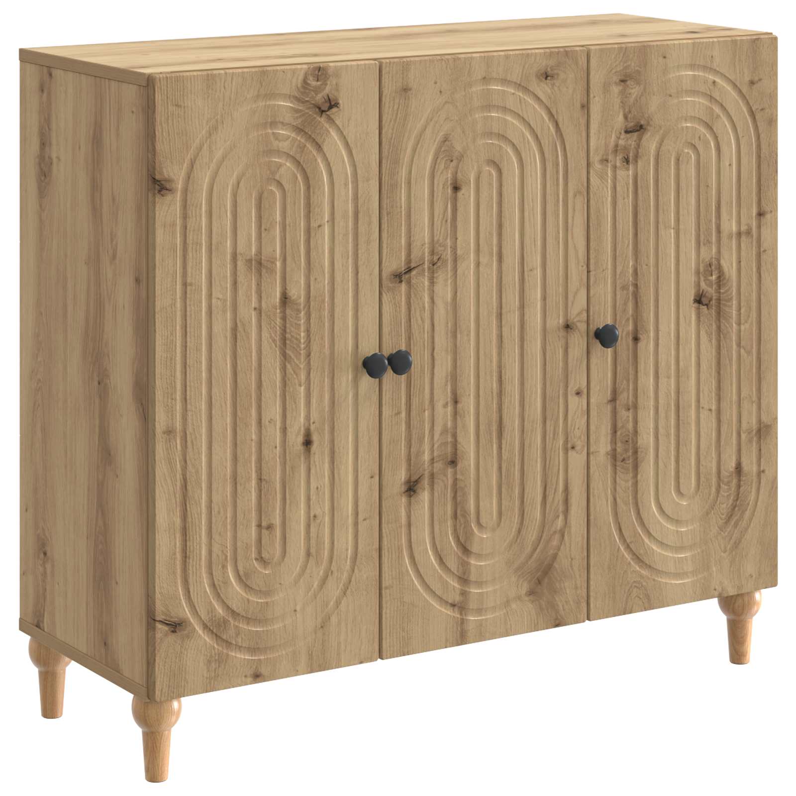 Buffet Chêne artisanal 89 x 34,5 x 80 cm Bois d'ingénierie - XIOS