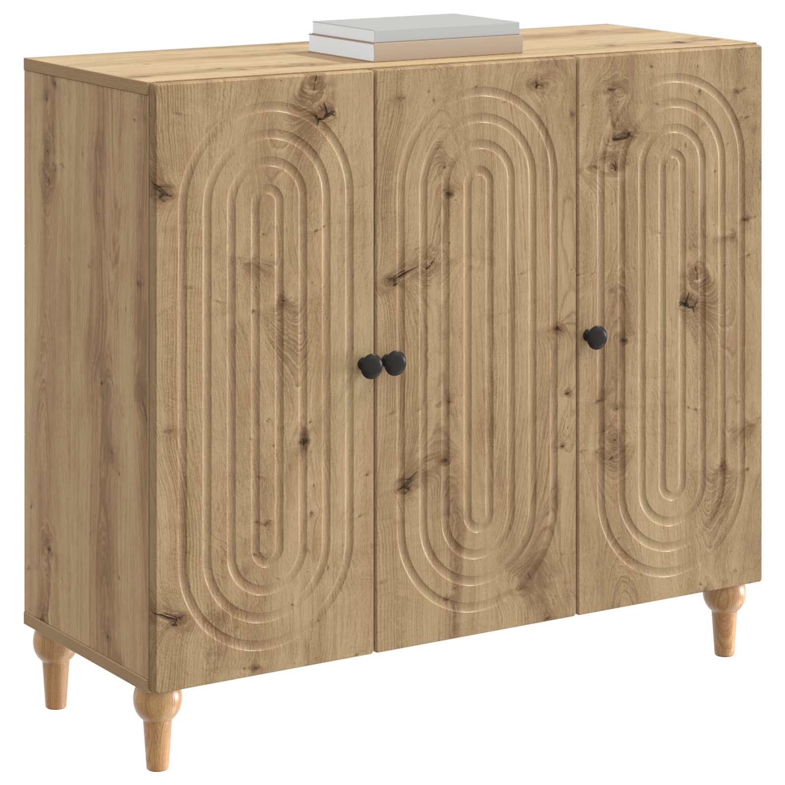 Buffet Chêne artisanal 89 x 34,5 x 80 cm Bois d'ingénierie - XIOS