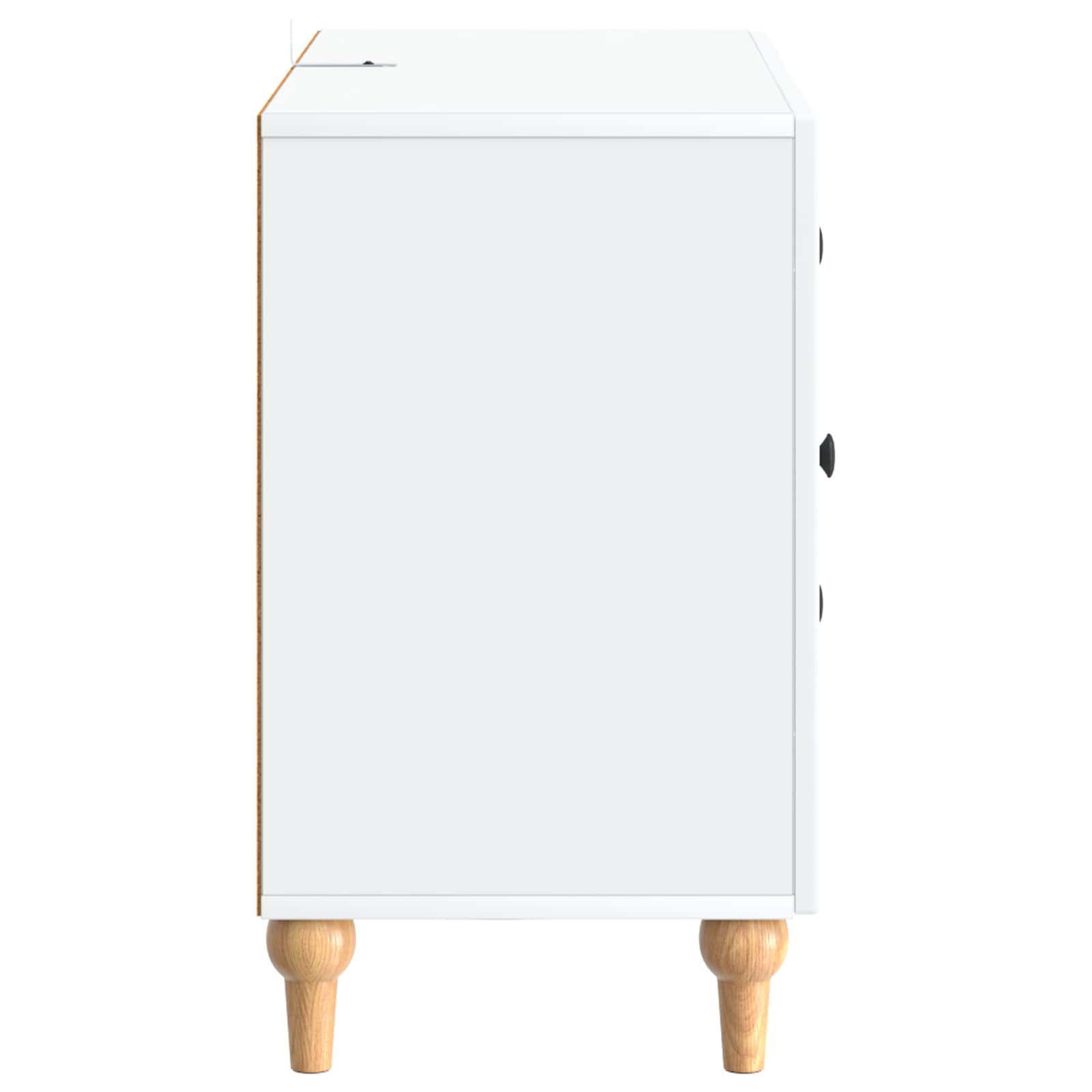 Meuble TV avec tiroir Blanc 89 x 34,5 x 60 cm Bois d'ingénierie - XIOS