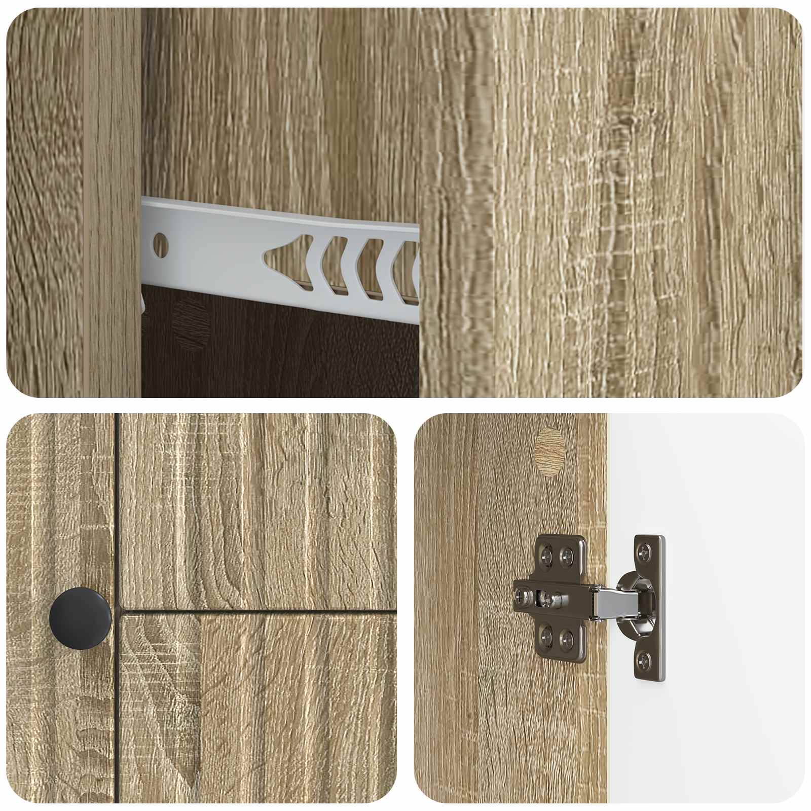 Meuble TV Chêne Sonoma 89 x 34,5 x 60 cm Bois d'ingénierie - XIOS
