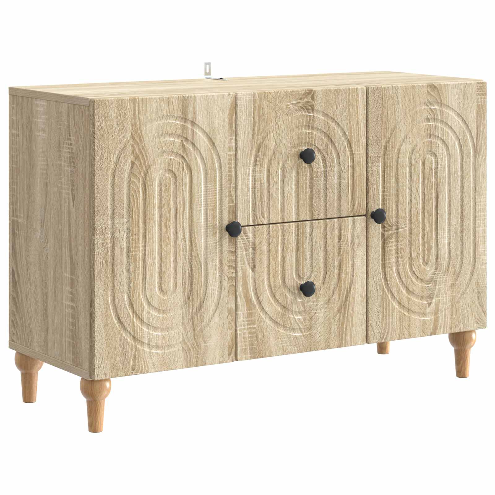 Meuble TV Chêne Sonoma 89 x 34,5 x 60 cm Bois d'ingénierie - XIOS