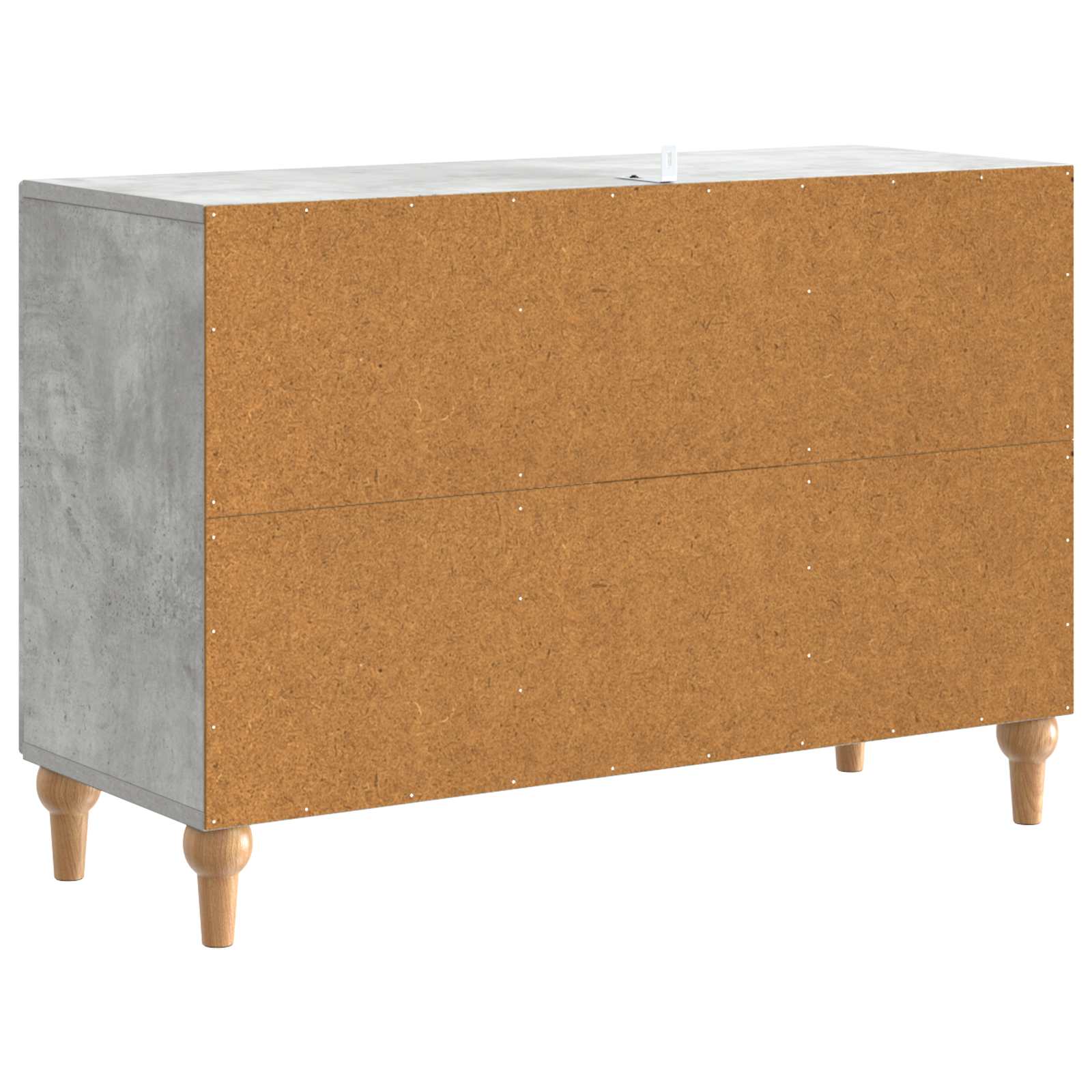 Meuble TV Gris béton 89 x 34,5 x 60 cm Bois d'ingénierie - XIOS