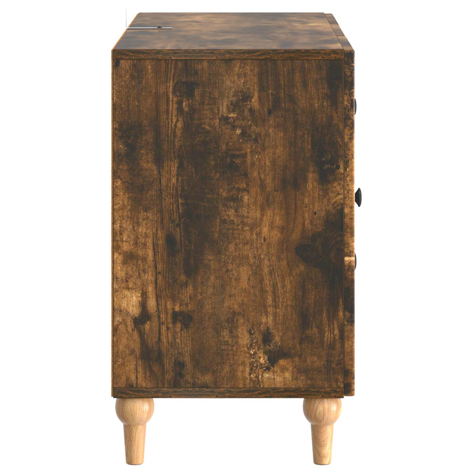 Meuble TV Chêne fumé 89 x 34,5 x 60 cm Bois d'ingénierie - XIOS