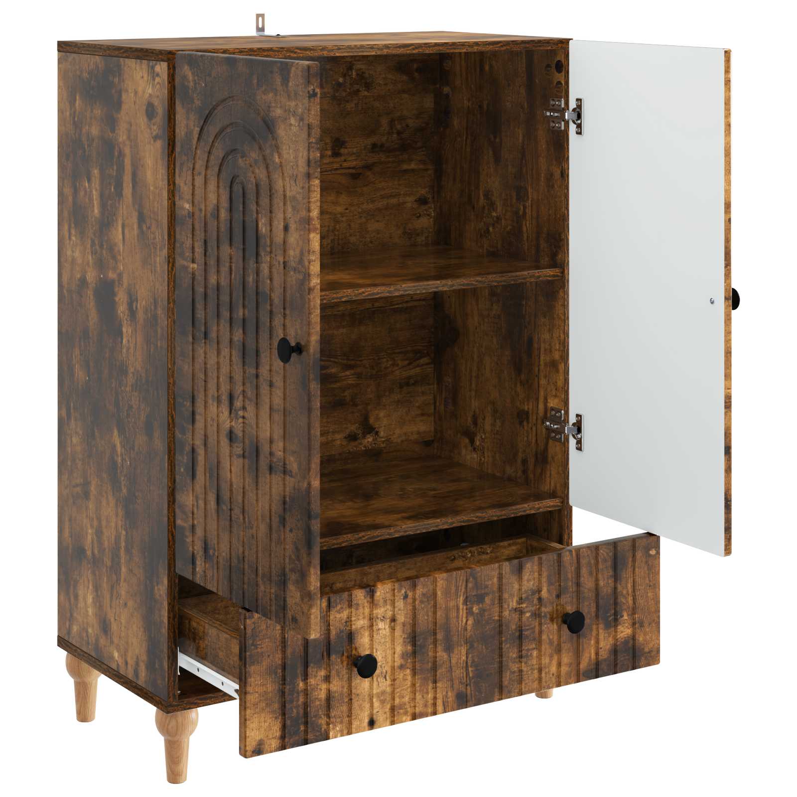 Buffet Chêne fumé 66 x 34,5 x 95 cm Bois d'ingénierie - XIOS