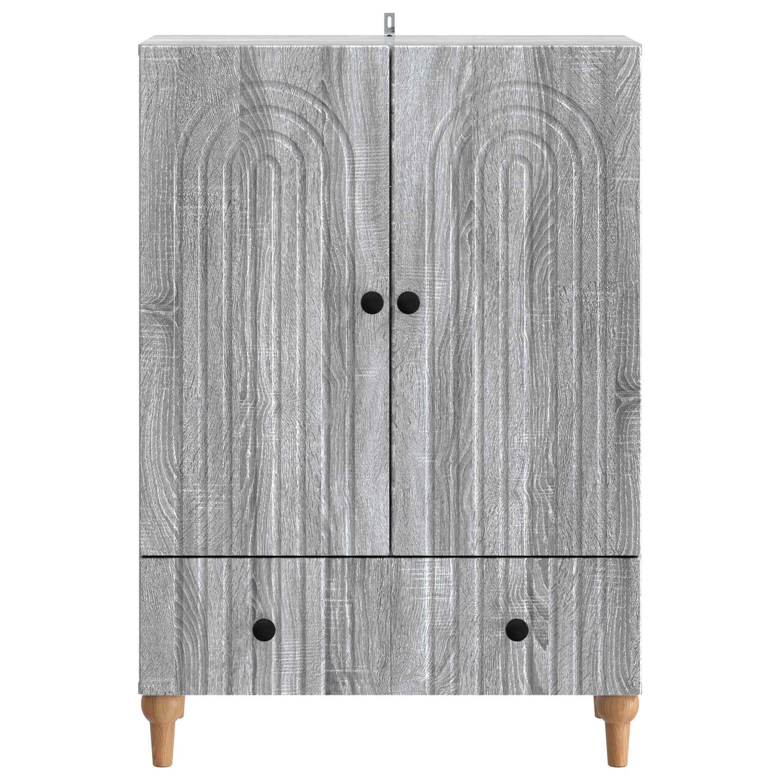 Buffet Sonoma gris 66 x 34,5 x 95 cm Bois d'ingénierie - XIOS