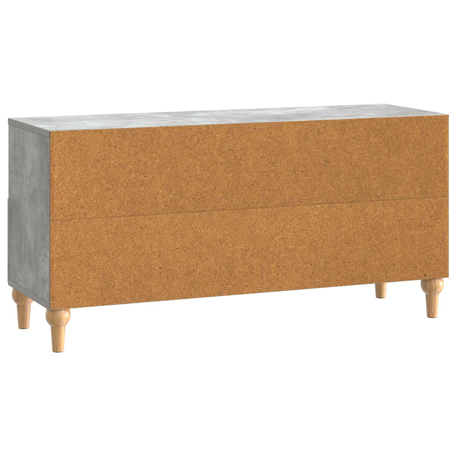 Meuble TV Gris Béton 102 x 34,5 x 50 cm Bois d’ingénierie - XIOS