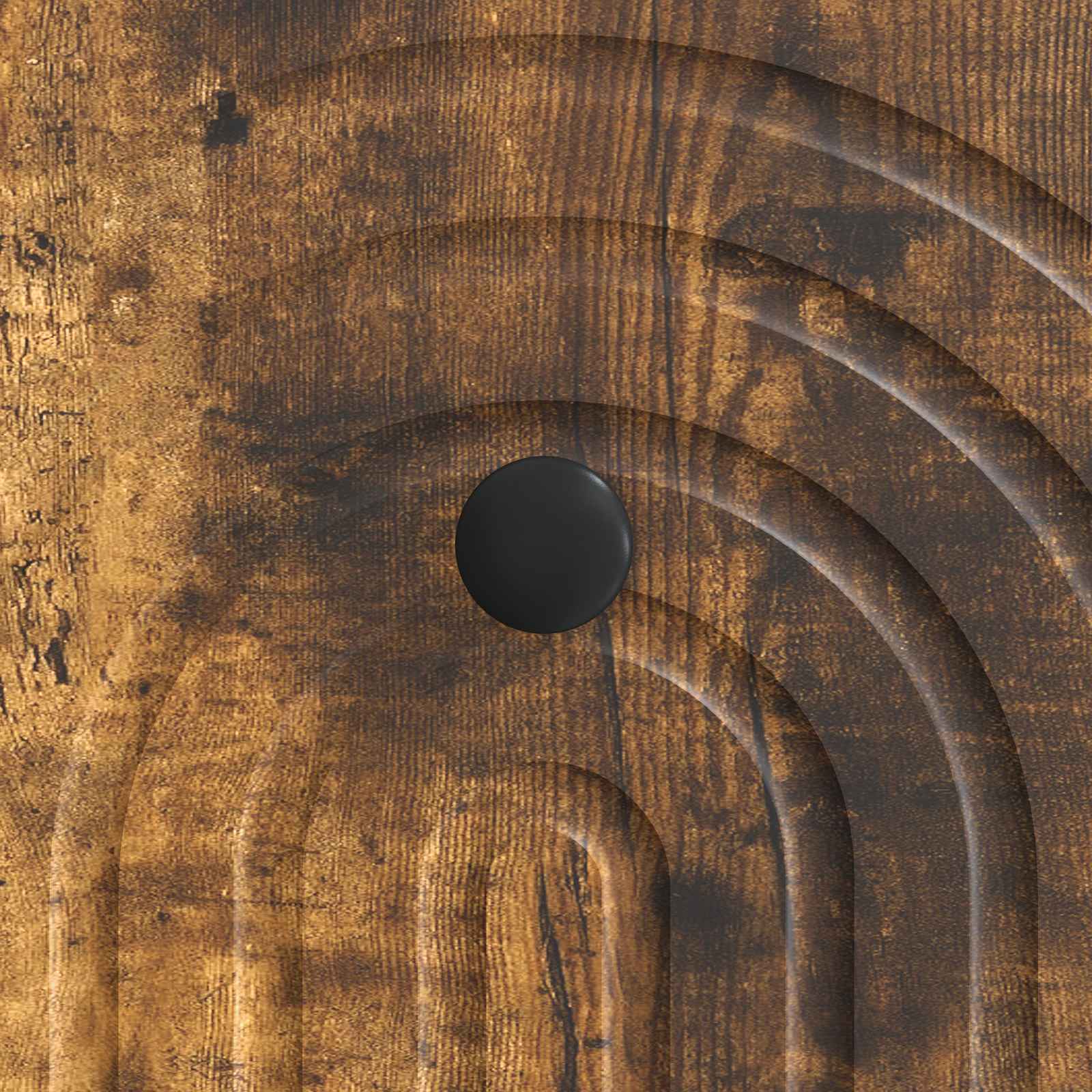 Meuble TV Chêne Fumé 102 x 34,5 x 50 cm Bois d’ingénierie - XIOS