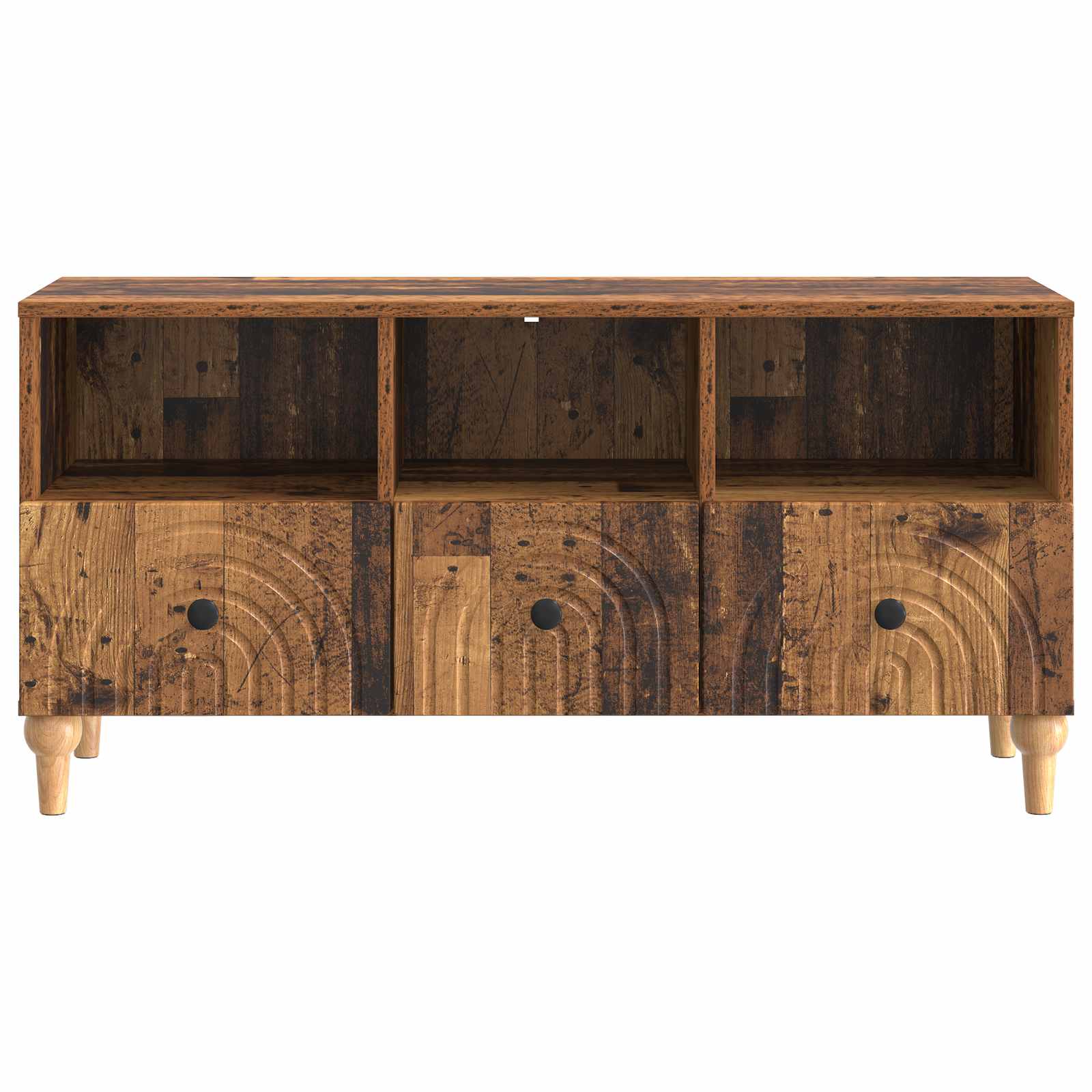 Meuble TV Bois ancien 102 x 34,5 x 50 cm Bois d’ingénierie - XIOS