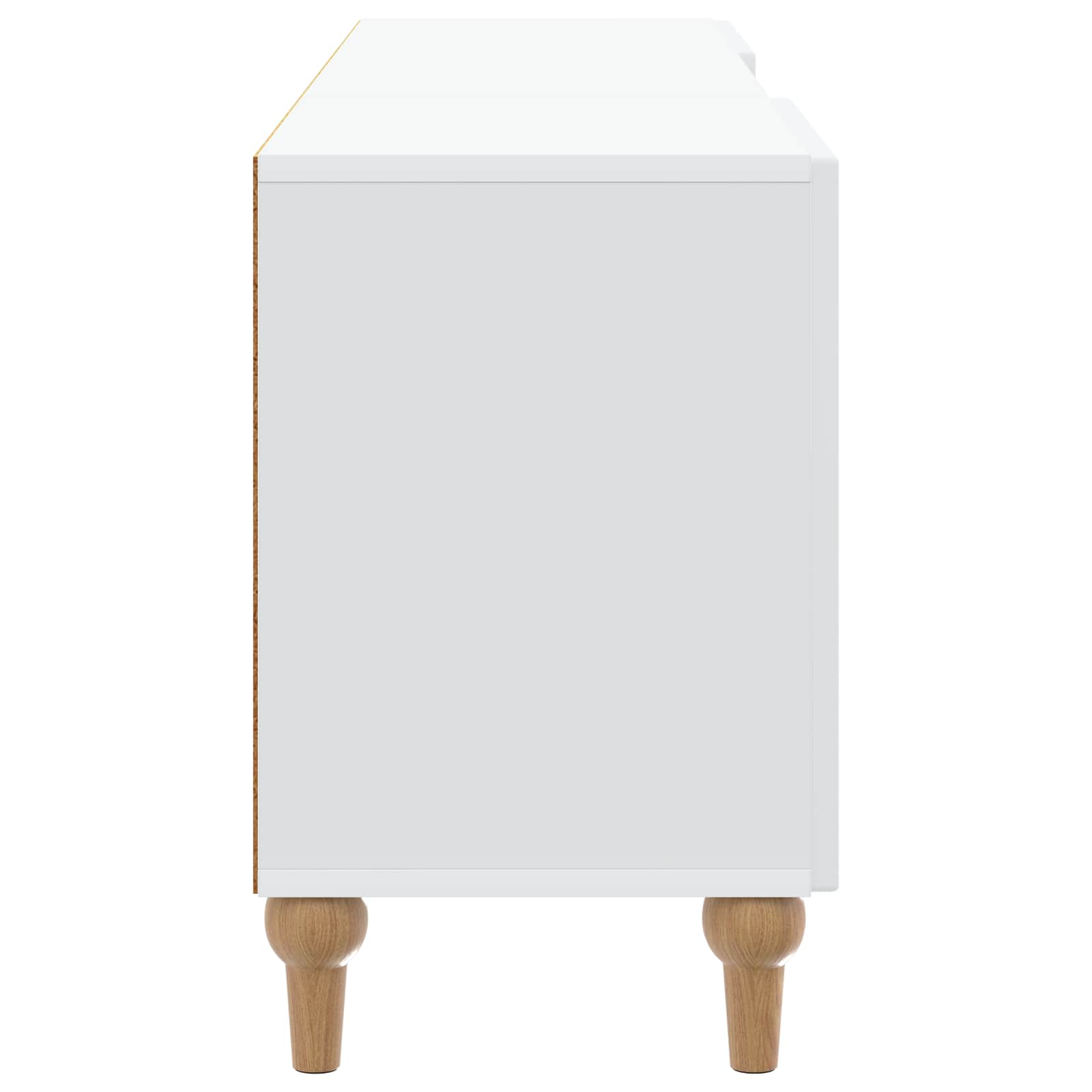 Meuble TV Blanc 150 x 31 x 50 cm Bois d'ingénierie - XIOS