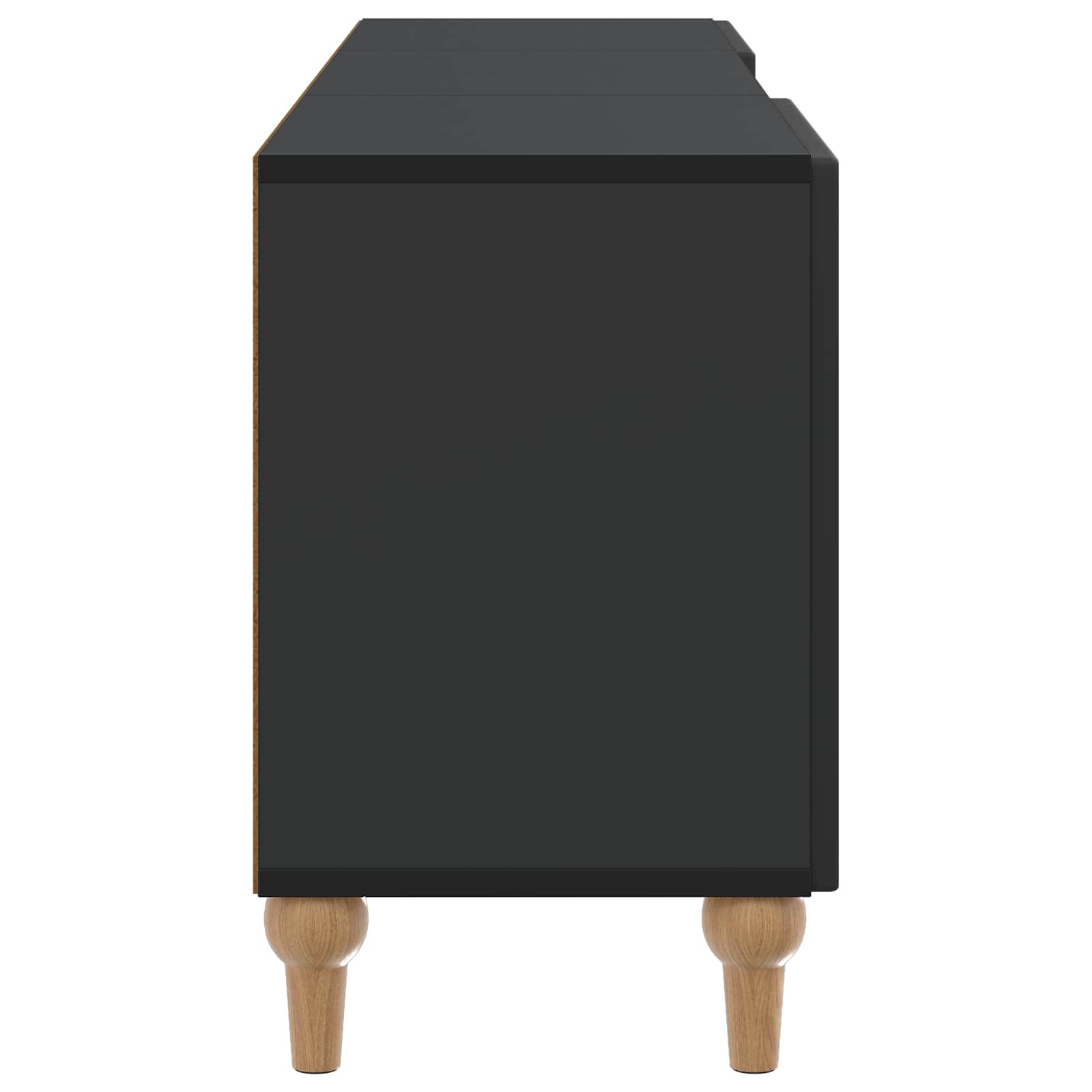 Meuble TV Noir 150 x 31 x 50 cm Bois d'ingénierie - XIOS