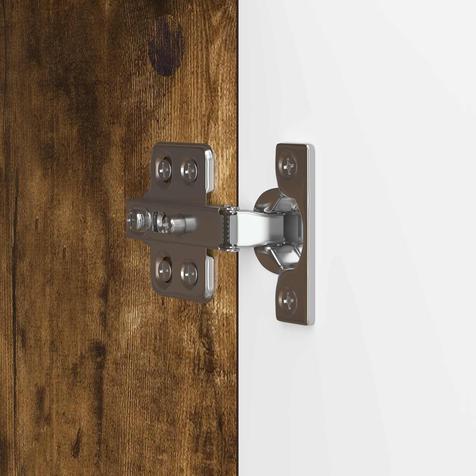 Meuble TV Chêne fumé 150 x 31 x 50 cm Bois d'ingénierie - XIOS