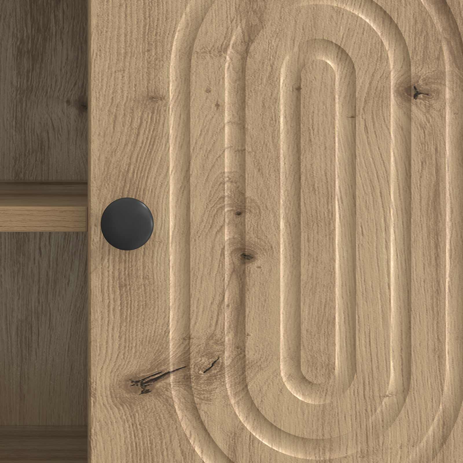 Meuble TV Chêne artisanal 150 x 31 x 50 cm Bois d'ingénierie - XIOS