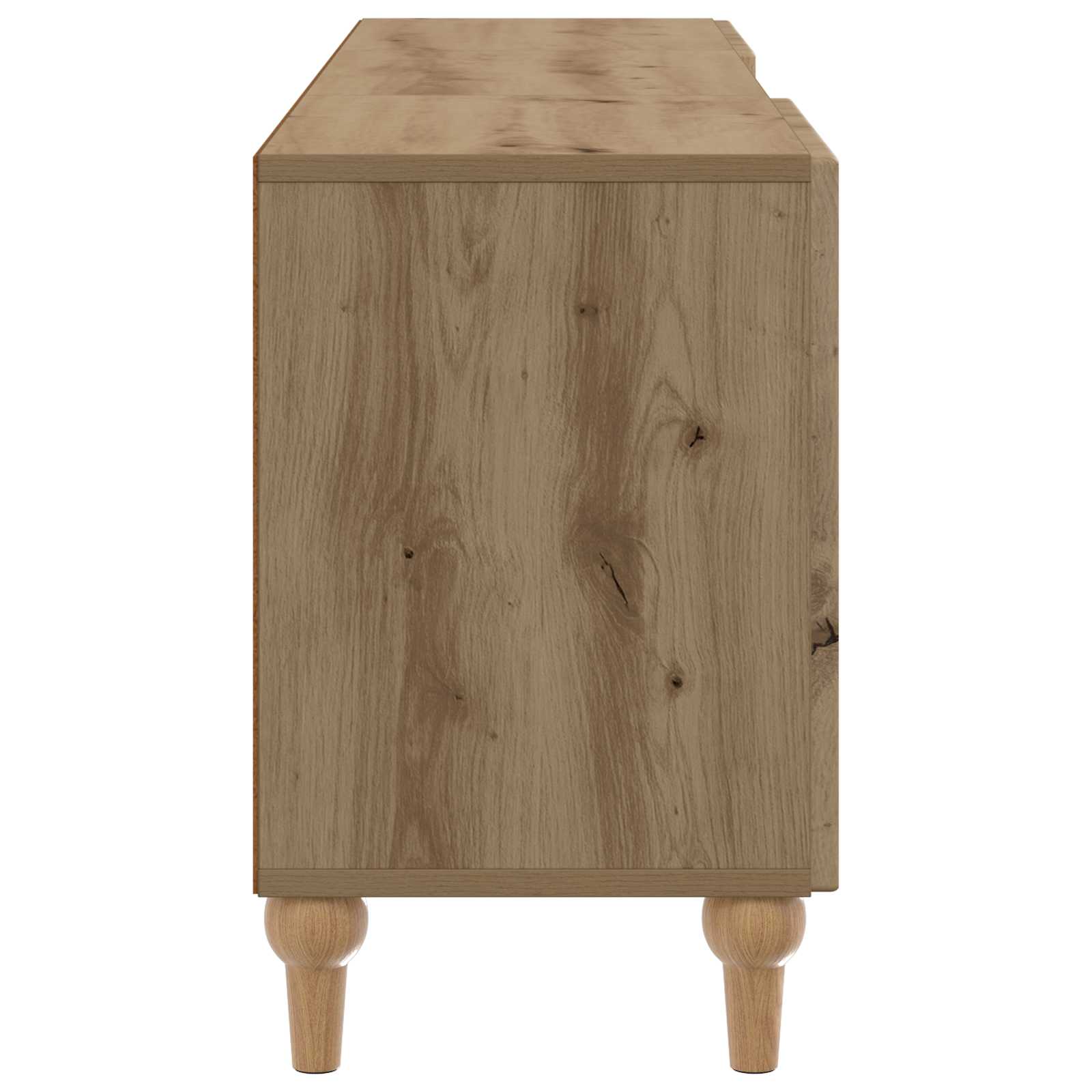 Meuble TV Chêne artisanal 150 x 31 x 50 cm Bois d'ingénierie - XIOS