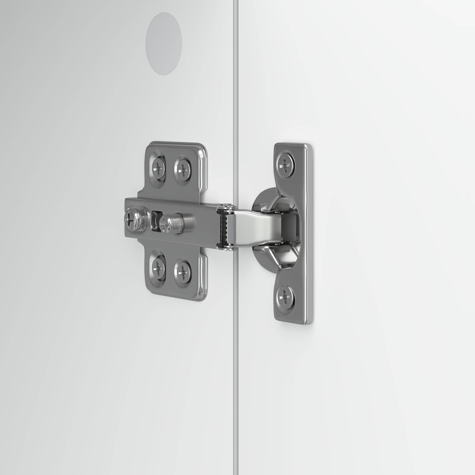 Meuble TV Blanc 102 x 34,5 x 50 cm Bois d'ingénierie - XIOS