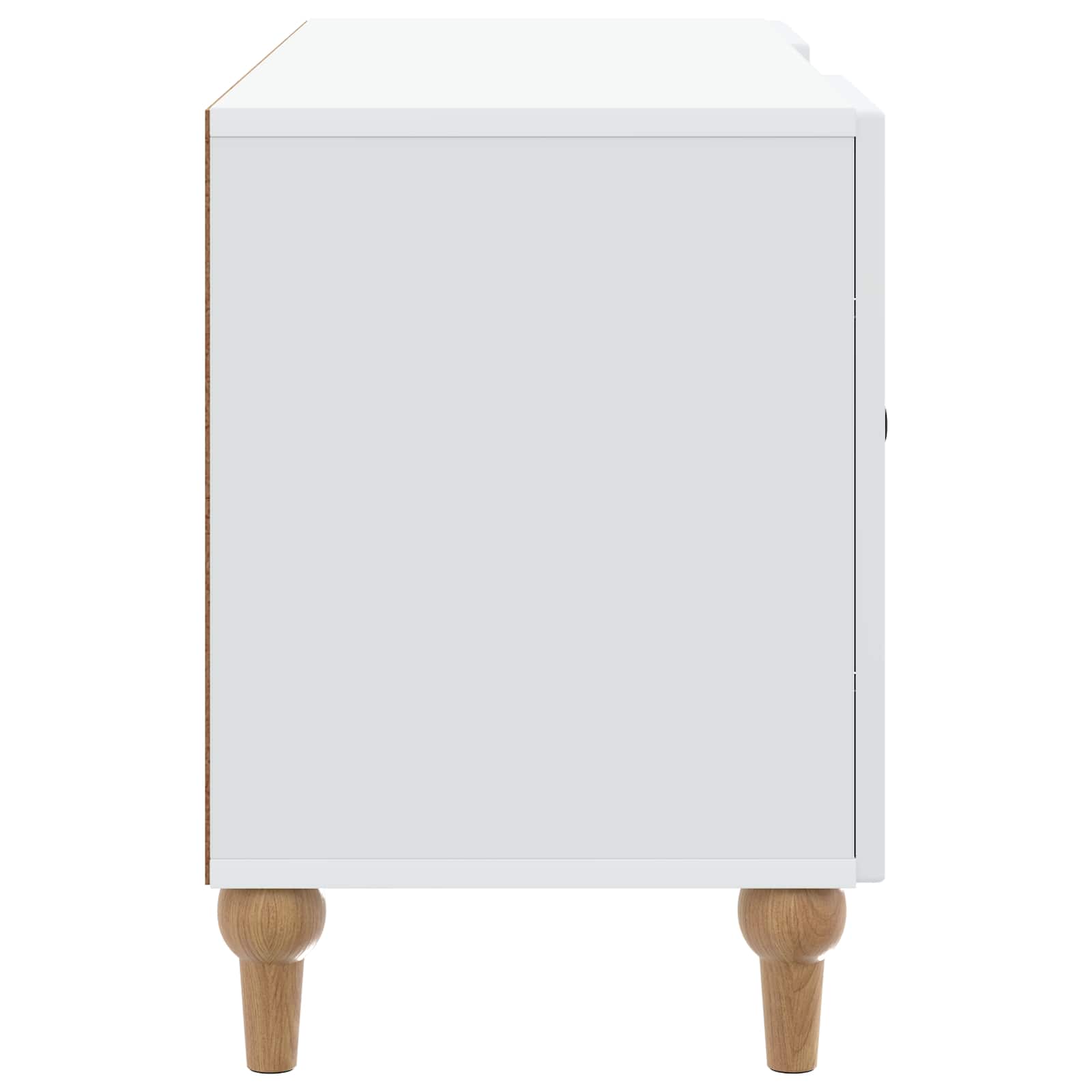 Meuble TV Blanc 102 x 34,5 x 50 cm Bois d'ingénierie - XIOS