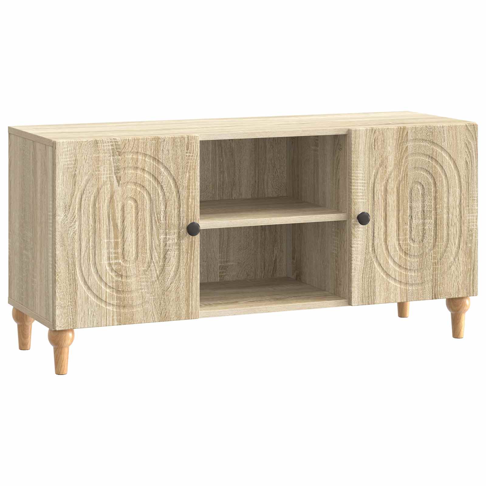 Meuble TV Chêne Sonoma 102 x 34,5 x 50 cm Bois d'ingénierie - XIOS