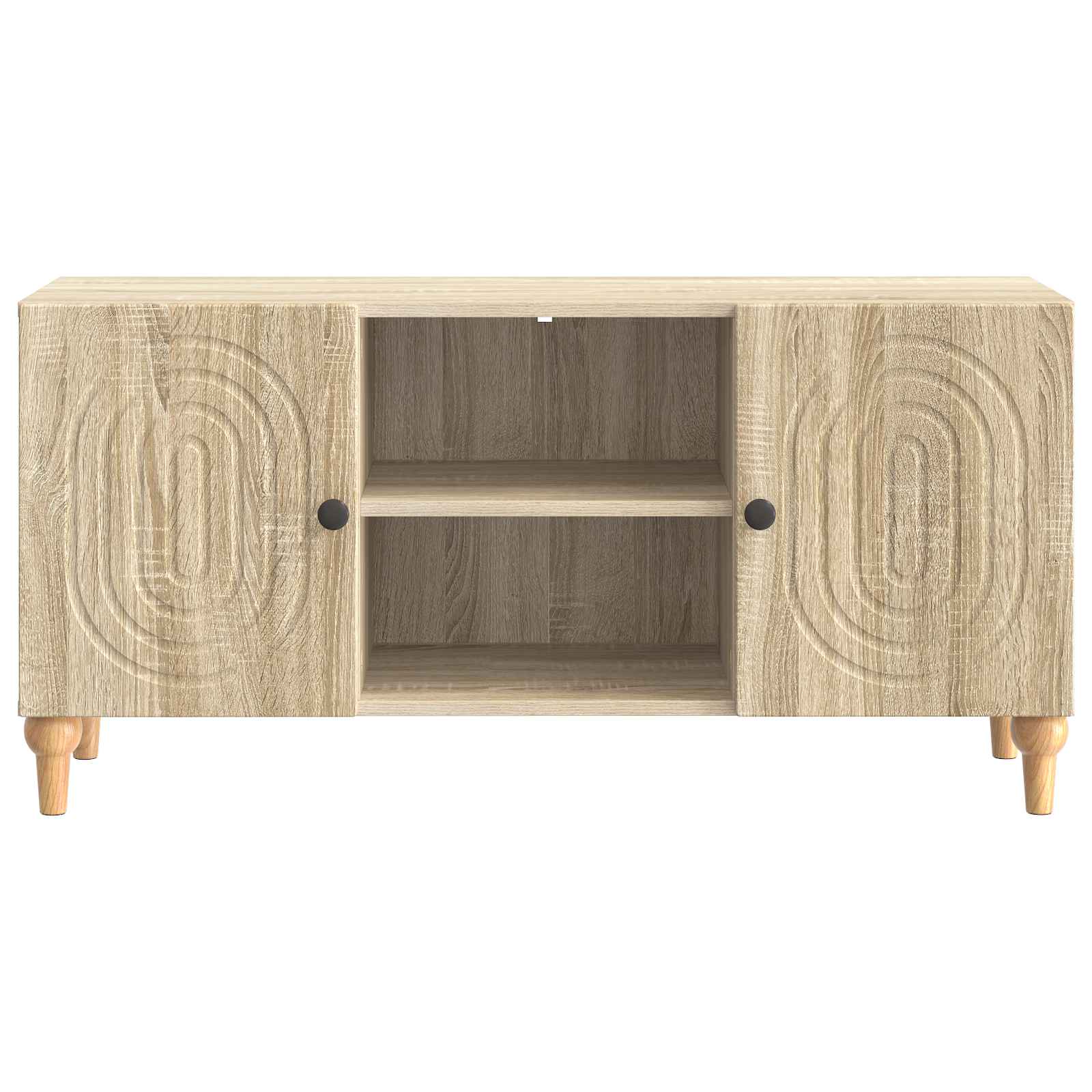 Meuble TV Chêne Sonoma 102 x 34,5 x 50 cm Bois d'ingénierie - XIOS