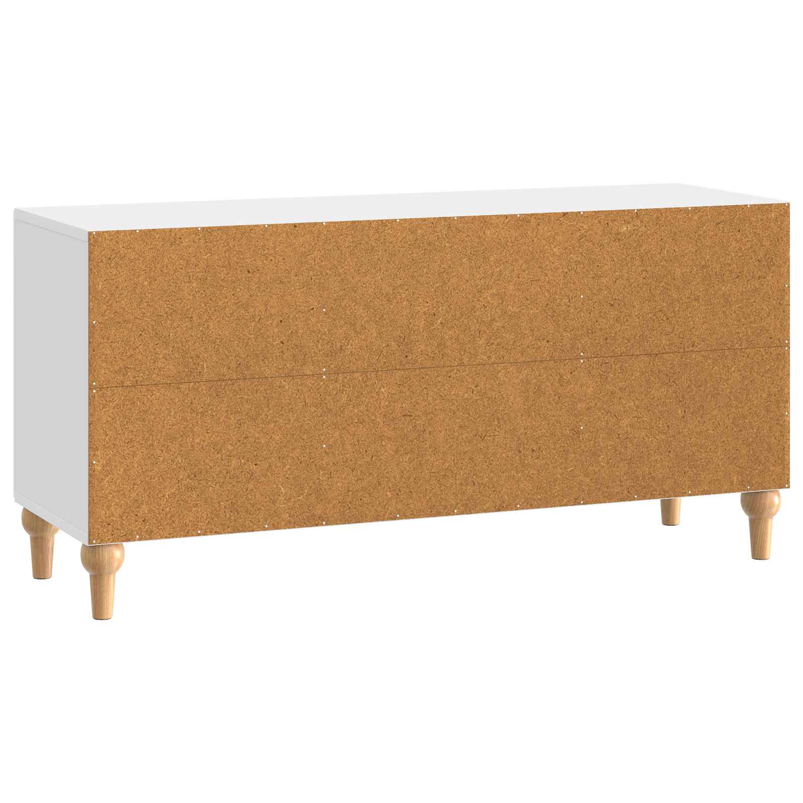 Meuble TV Blanc brillant 102 x 34,5 x 50 cm Bois d'ingénierie - XIOS