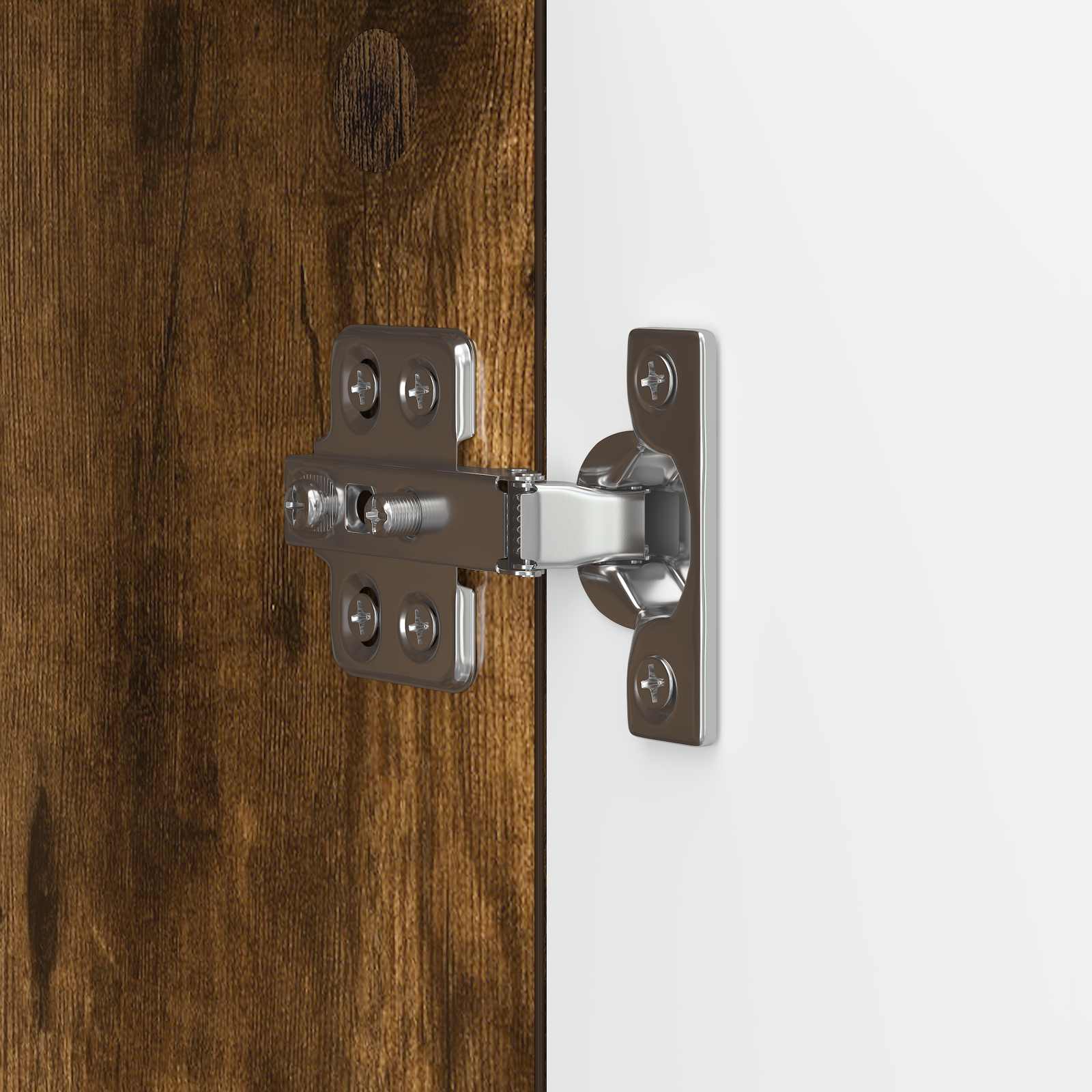Meuble TV Chêne fumé 102 x 34,5 x 50 cm Bois d'ingénierie - XIOS