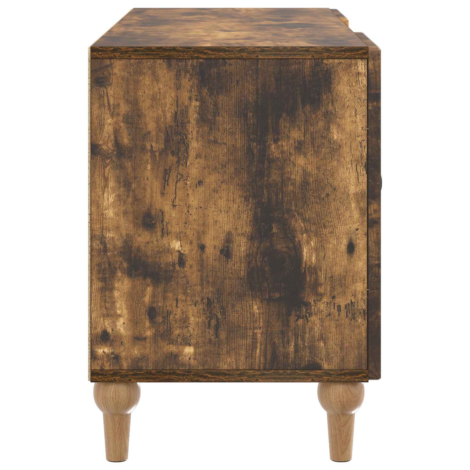 Meuble TV Chêne fumé 102 x 34,5 x 50 cm Bois d'ingénierie - XIOS