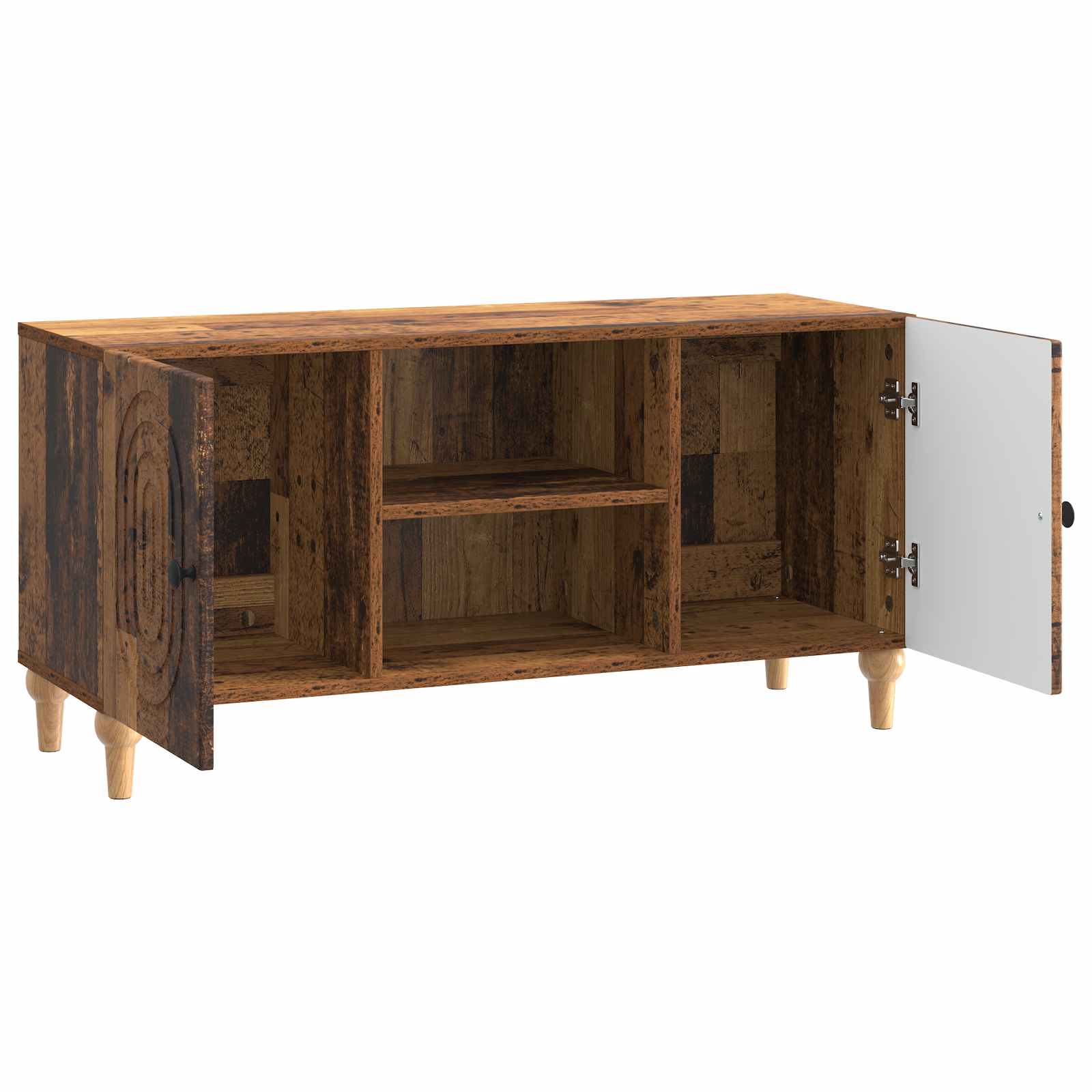 Meuble TV Bois ancien 102 x 34,5 x 50 cm Bois d'ingénierie - XIOS