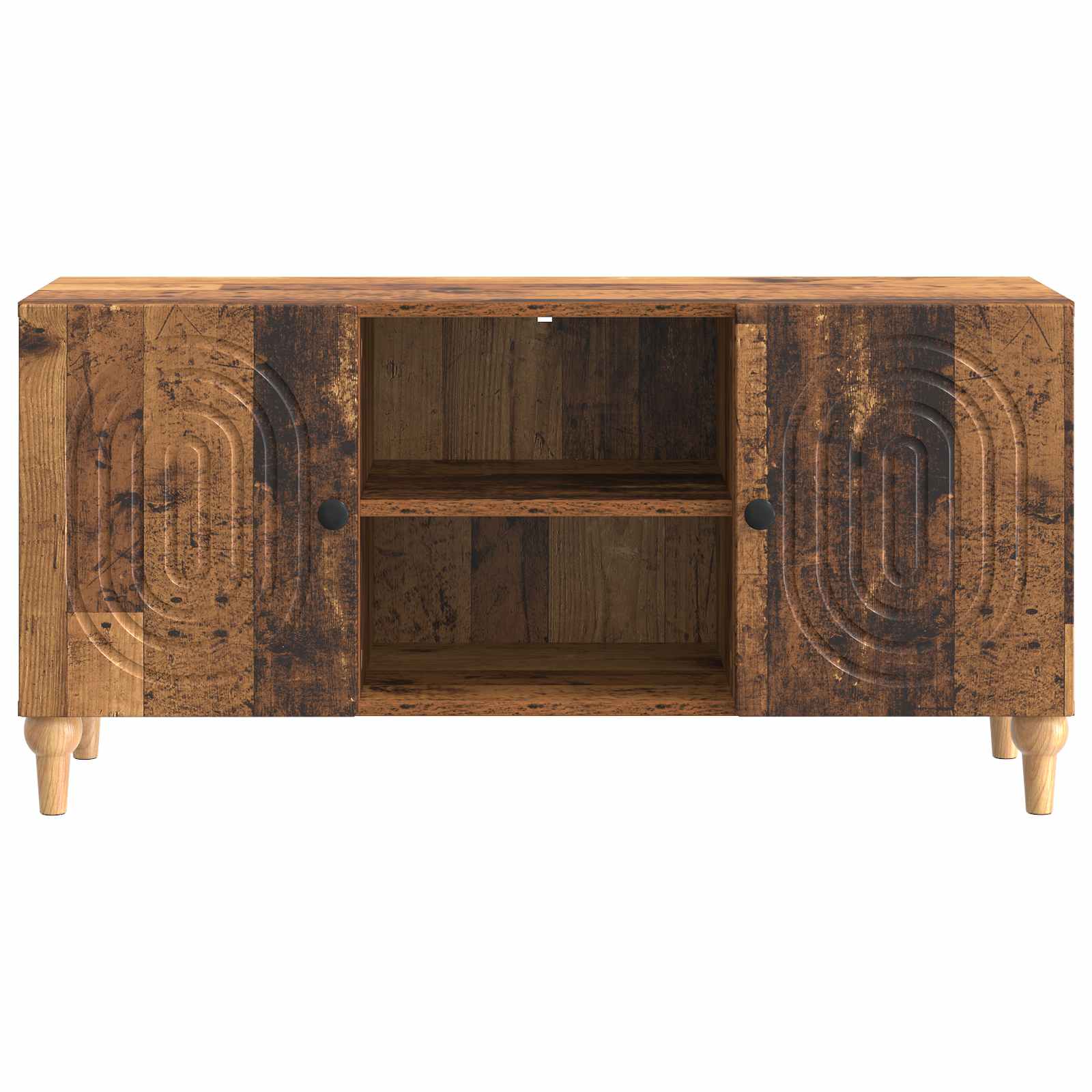 Meuble TV Bois ancien 102 x 34,5 x 50 cm Bois d'ingénierie - XIOS