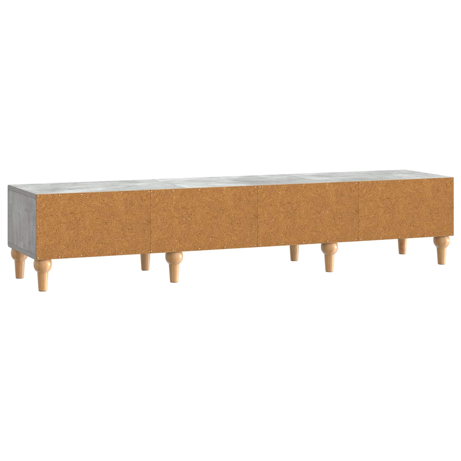 Meuble TV Gris béton 147 x 34,5 x 30 cm Bois d'ingénierie - XIOS
