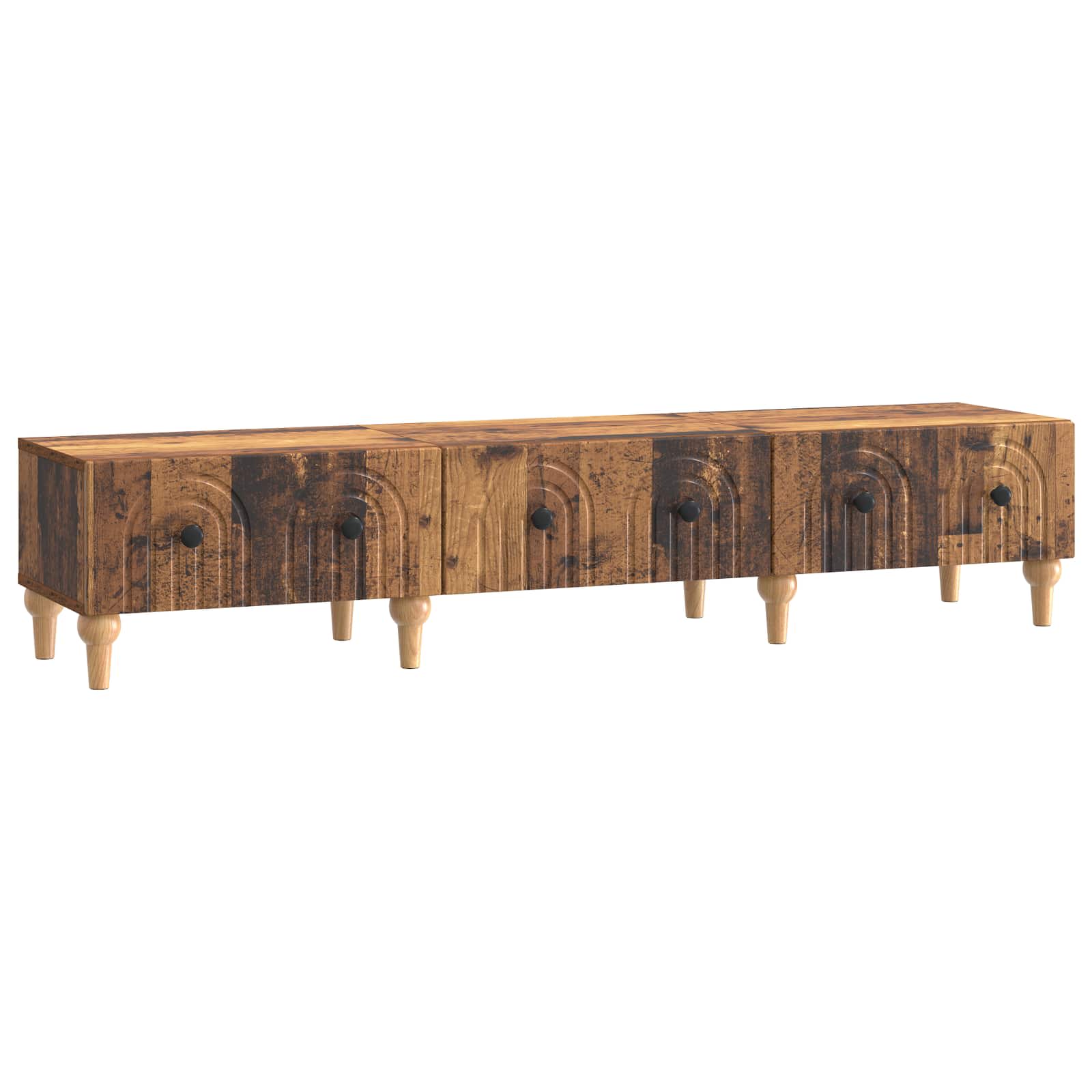 Meuble TV Bois ancien 147 x 34,5 x 30 cm Bois d'ingénierie - XIOS