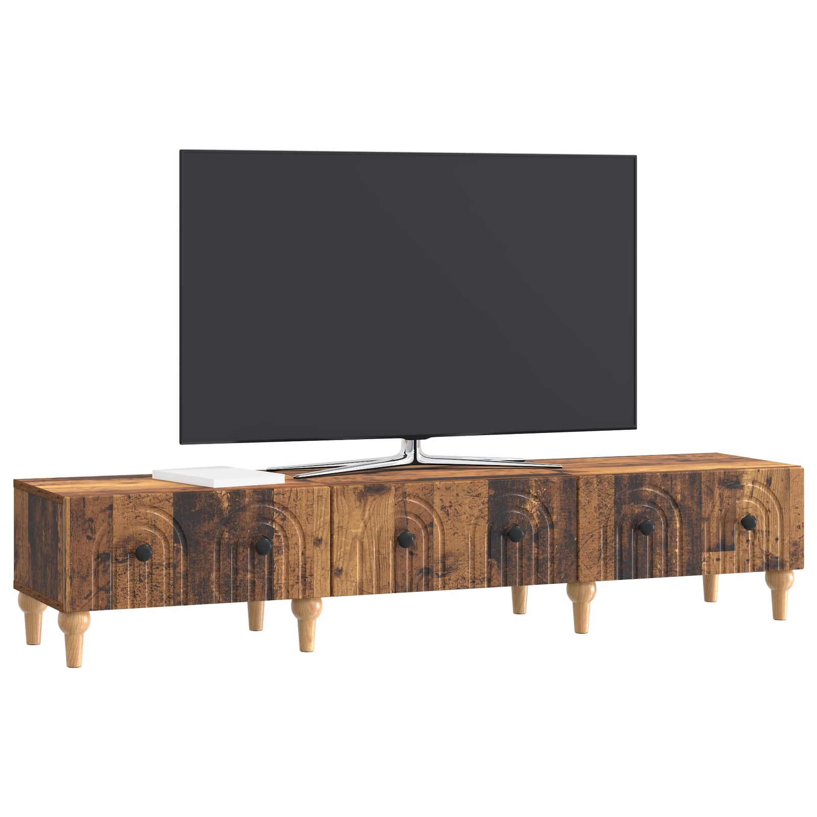 Meuble TV Bois ancien 147 x 34,5 x 30 cm Bois d'ingénierie - XIOS