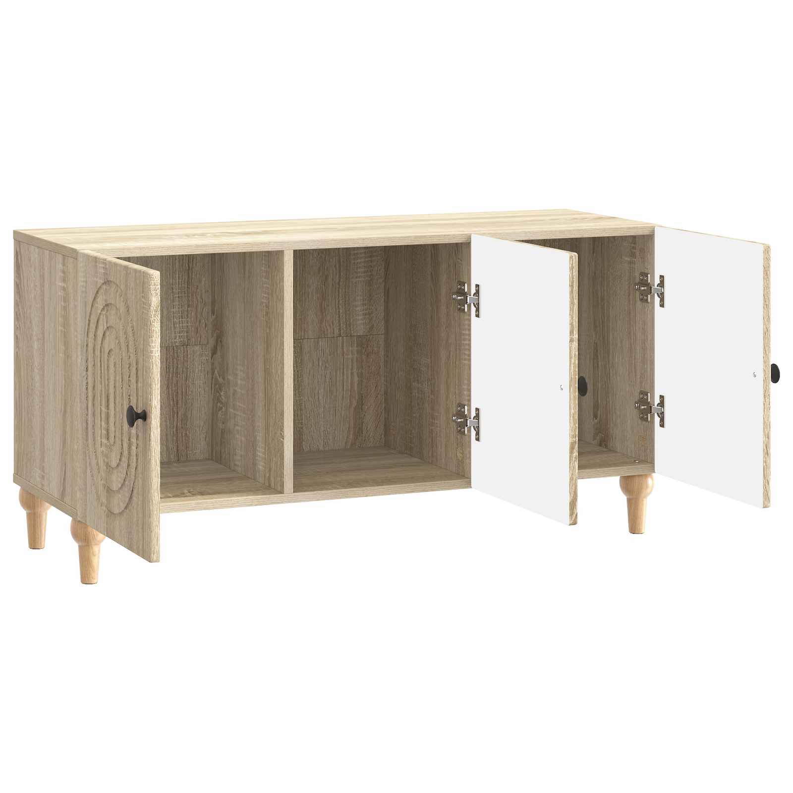 Meuble TV Chêne Sonoma 99 x 34,5 x 50 cm Bois d'ingénierie - XIOS