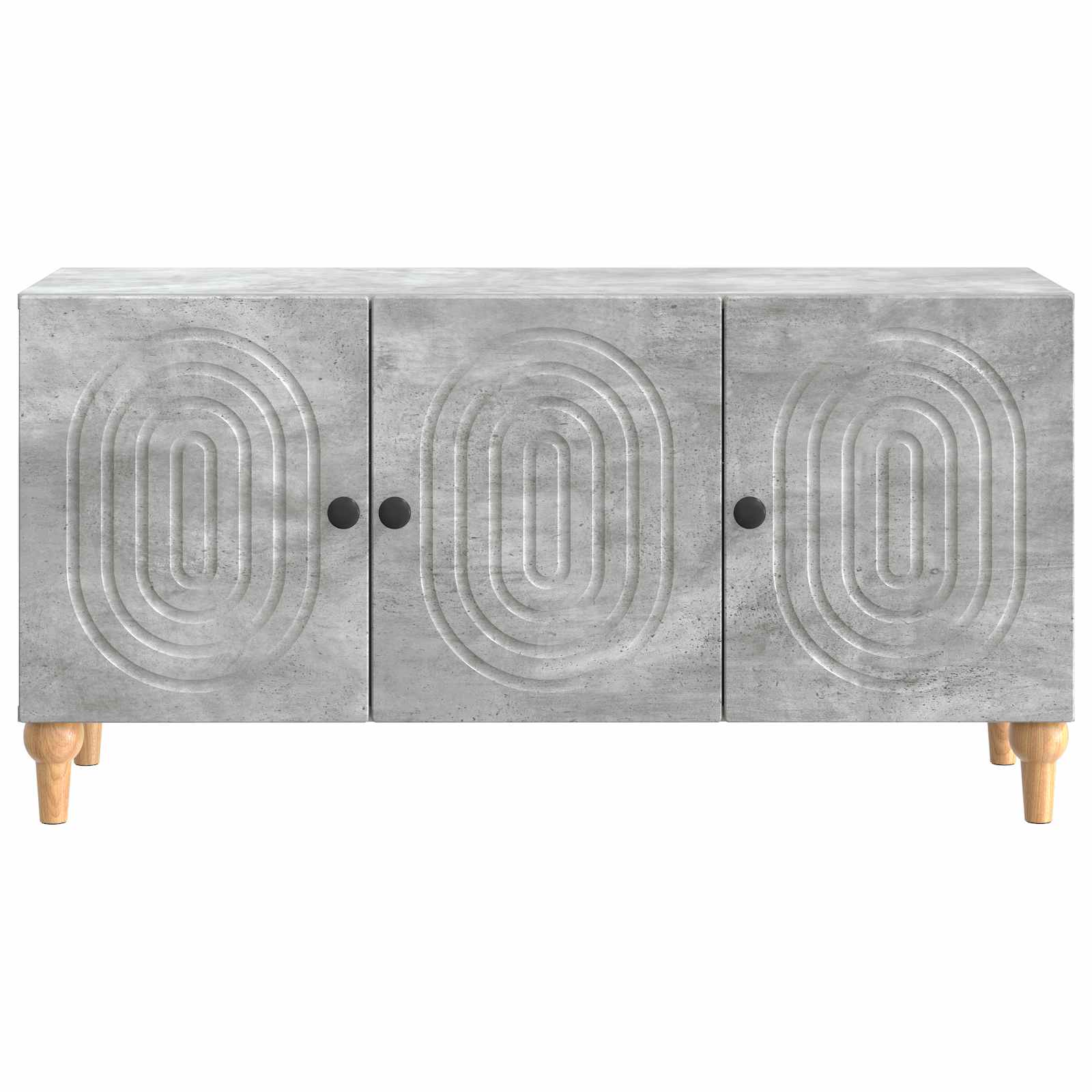 Meuble TV Gris béton 99 x 34,5 x 50 cm Bois d'ingénierie - XIOS